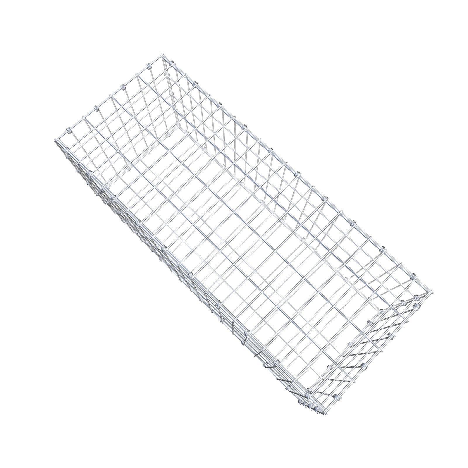 Gabbione 100 cm x 40 cm x 40 cm (L x H x P), maglia 5 x 10 cm, anello a spirale