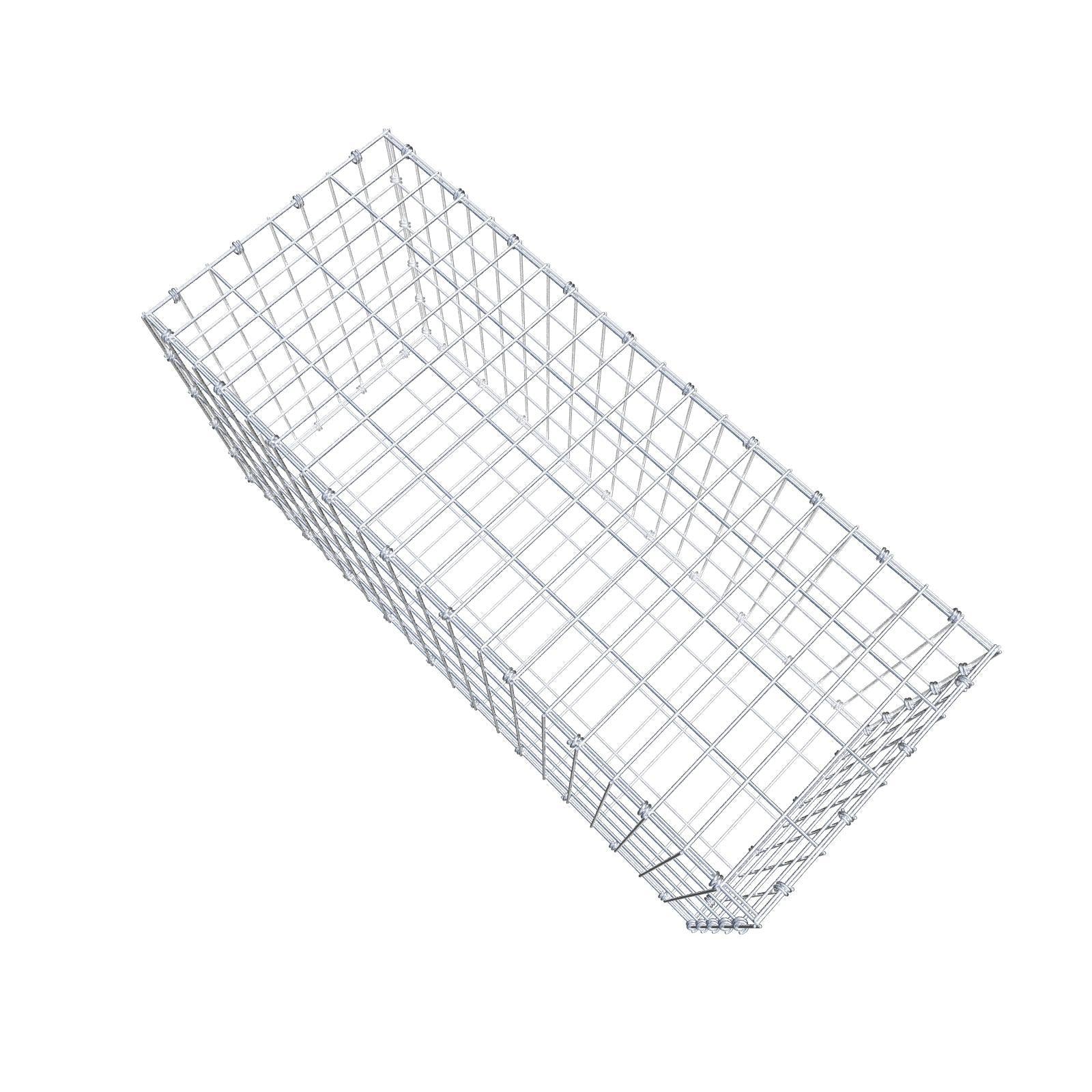 Schanskorf 100 cm x 50 cm x 40 cm (L x H x D), maaswijdte 5 x 10 cm, spiraalring