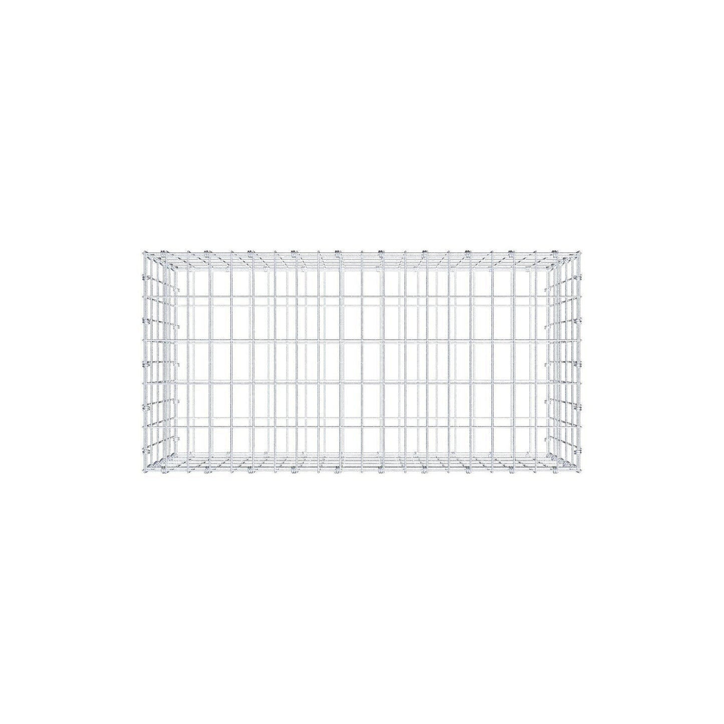 Gabion 100 cm x 50 cm x 50 cm (L x H x D), mesh size 5 x 10 cm, spiral ring