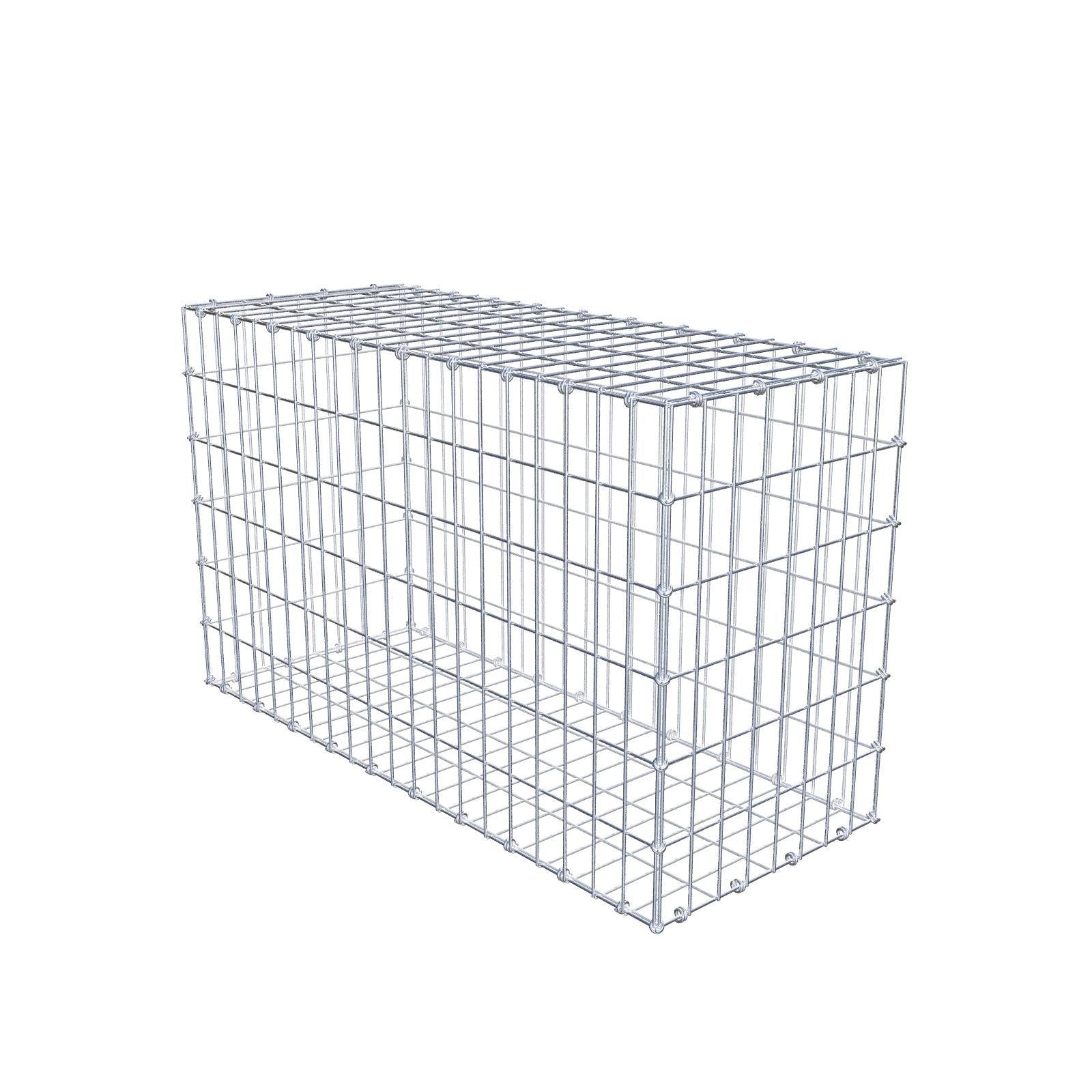 Schanskorf 100 cm x 60 cm x 40 cm (L x H x D), maaswijdte 5 x 10 cm, spiraalring