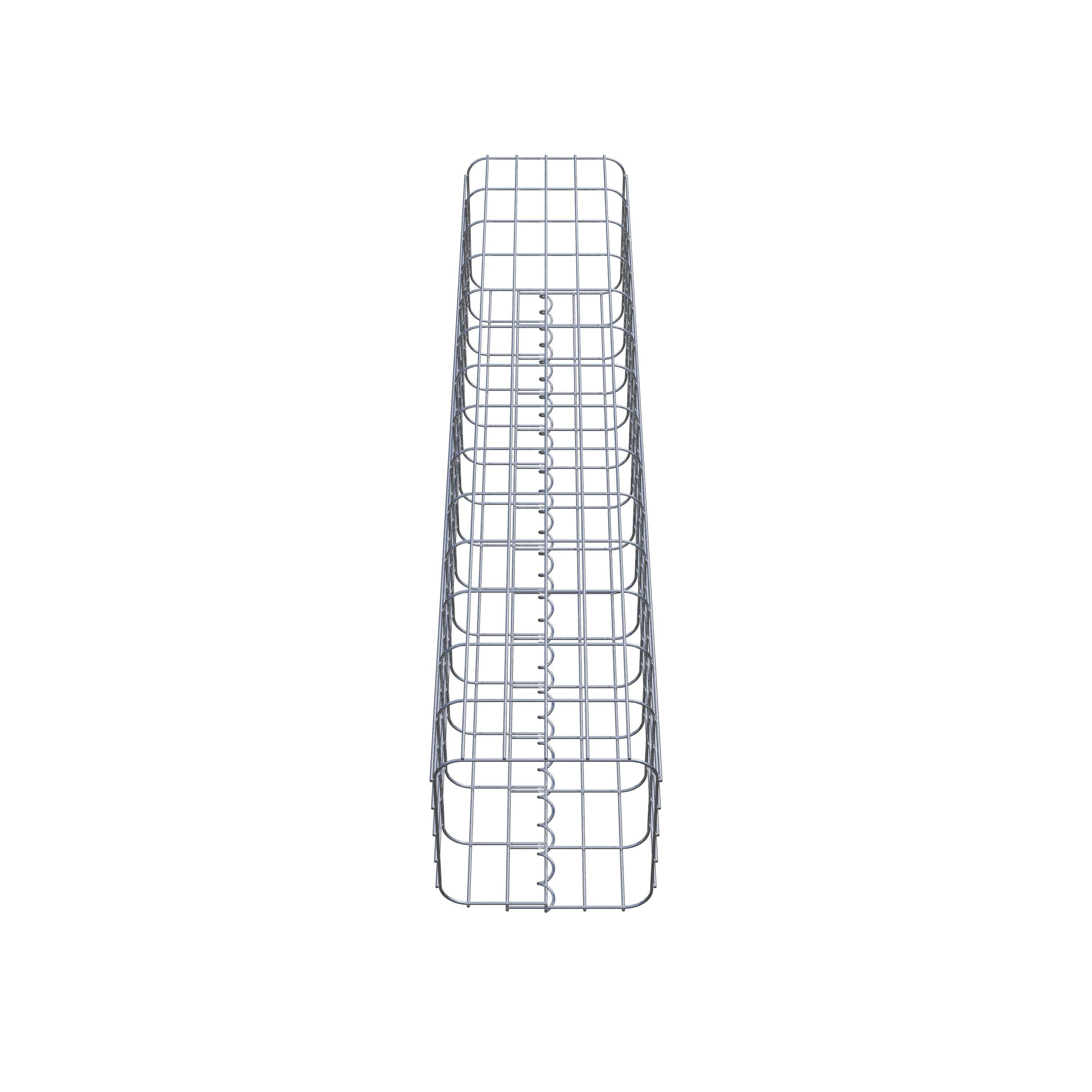 Colonne de gabion 27 x 27 cm, MW 5 x 10 cm carré