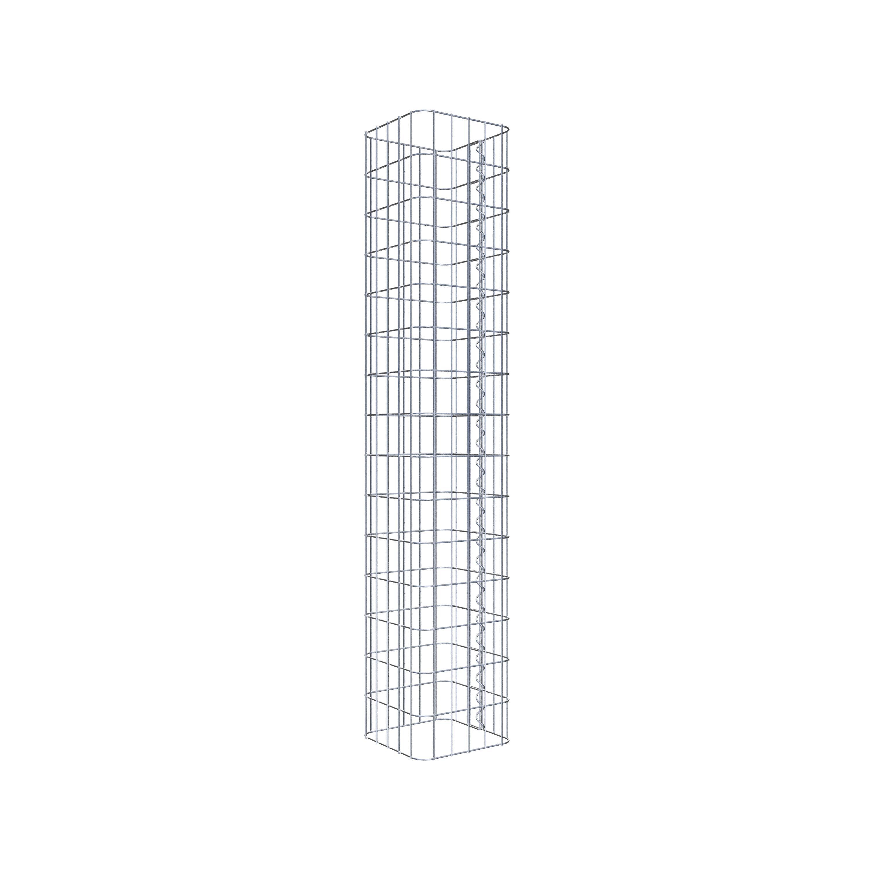 Colonne de gabion 27 x 27 cm, MW 5 x 10 cm carré