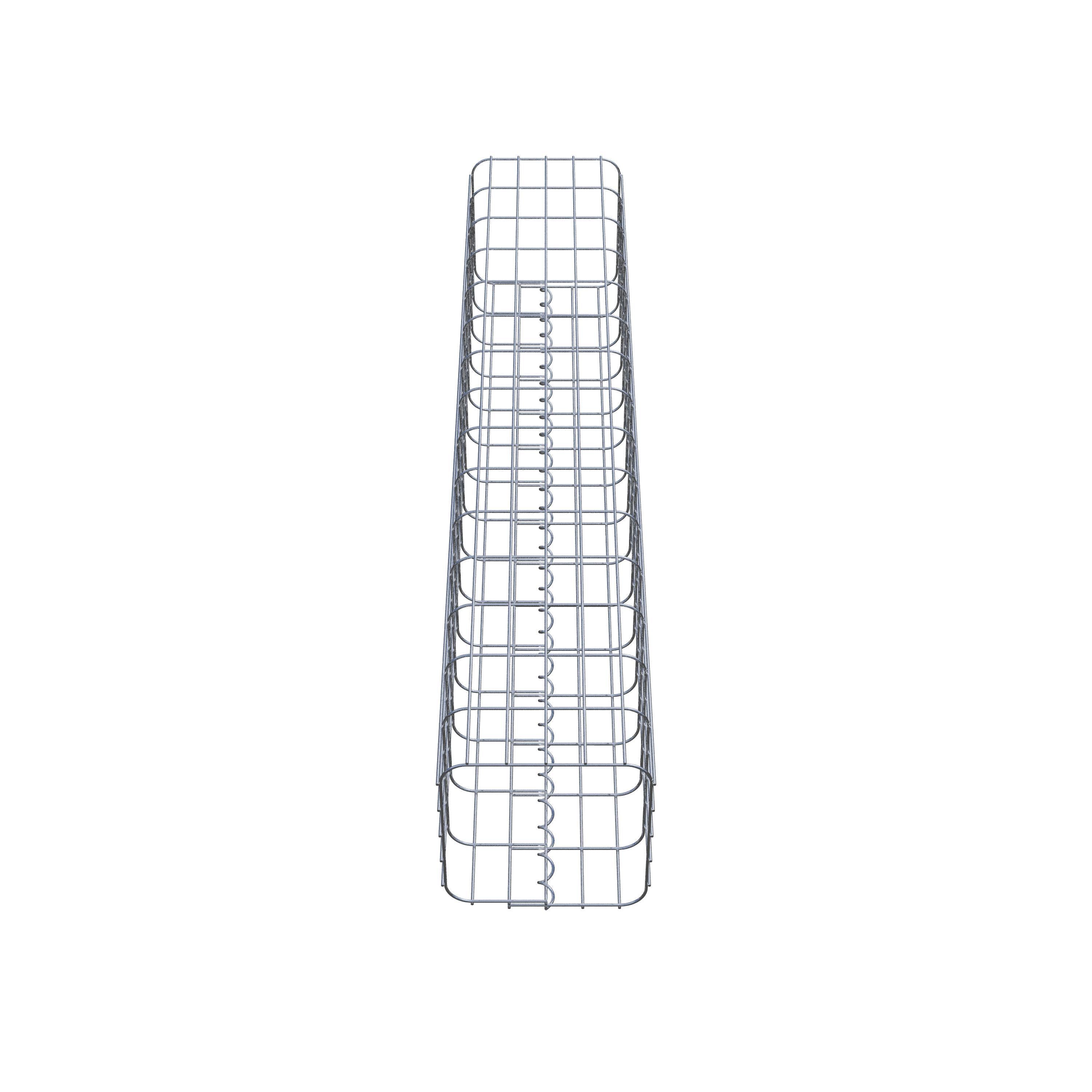 Colonne de gabion 27 x 27 cm, MW 5 x 10 cm carré