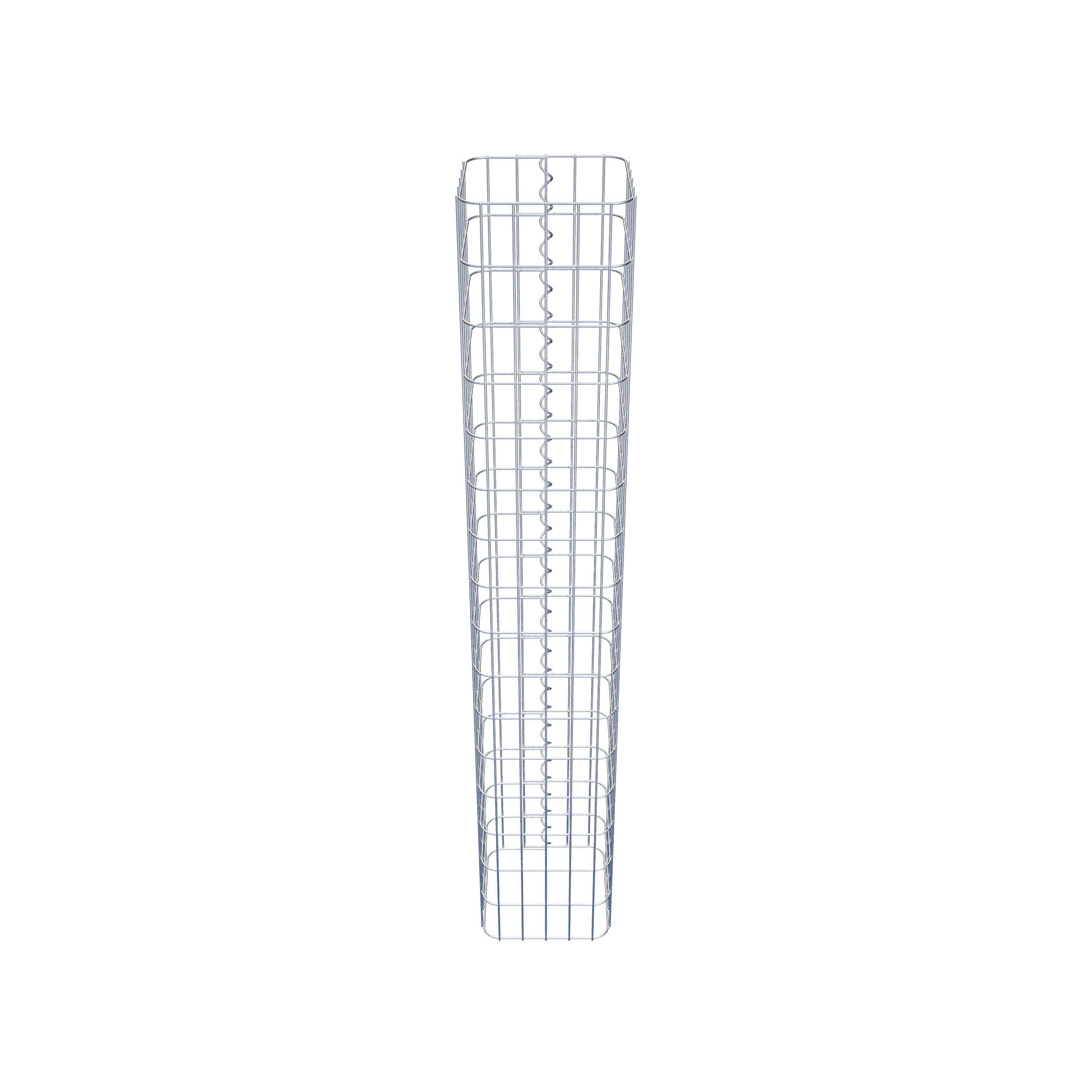 Colonne de gabion 27 x 27 cm, MW 5 x 10 cm carré