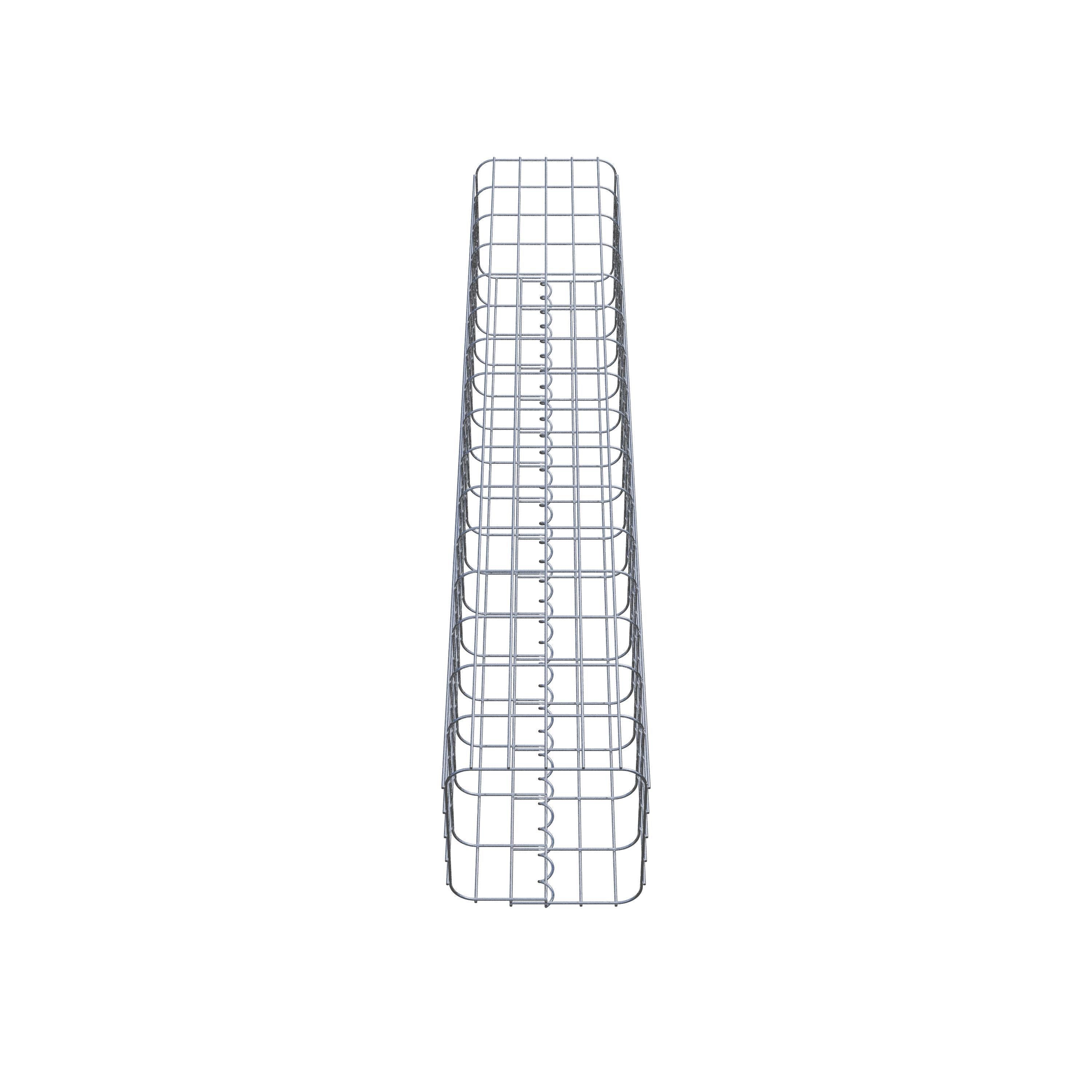 Colonne de gabion 27 x 27 cm, MW 5 x 10 cm carré