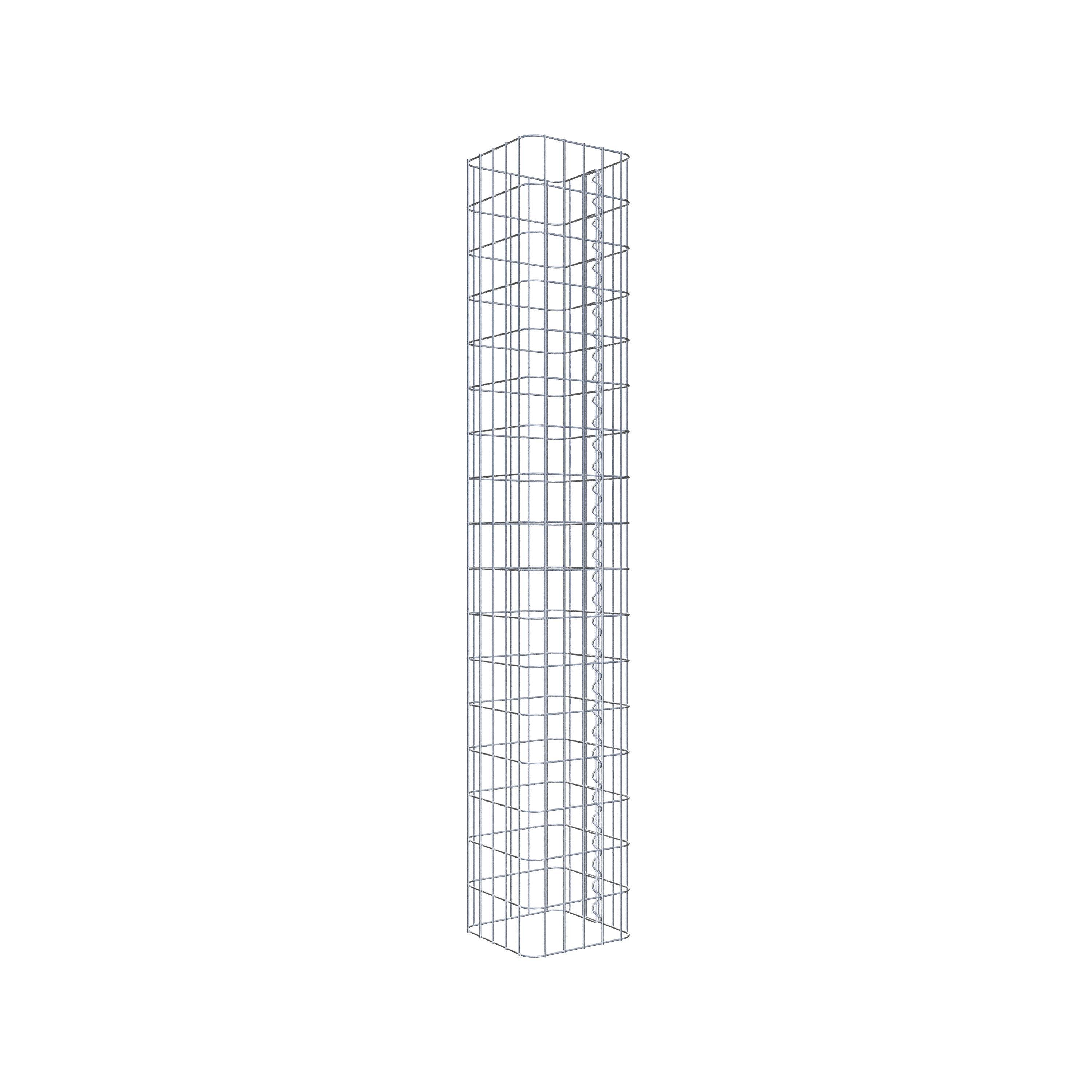 Colonne de gabion 27 x 27 cm, MW 5 x 10 cm carré