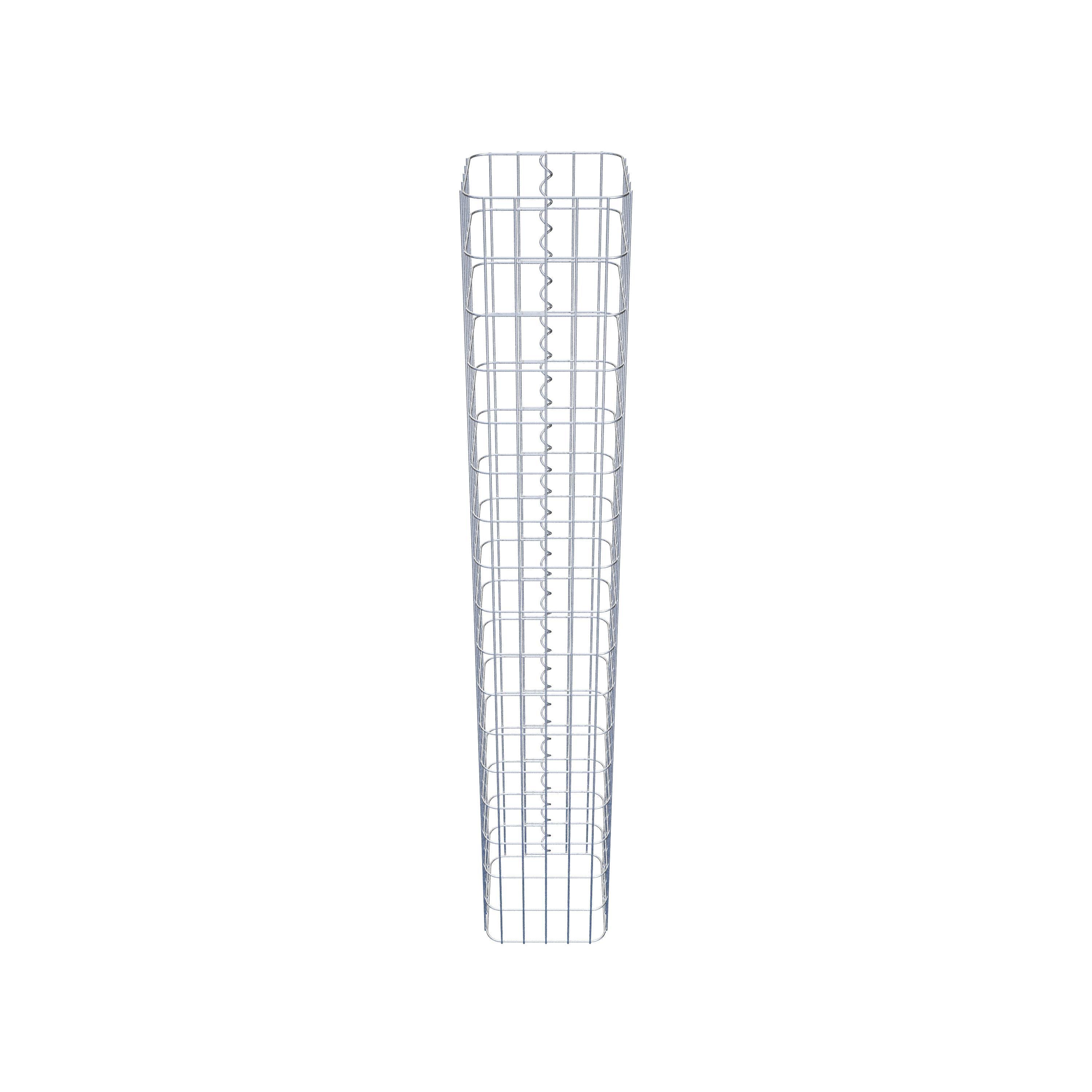 Colonne de gabion 27 x 27 cm, MW 5 x 10 cm carré
