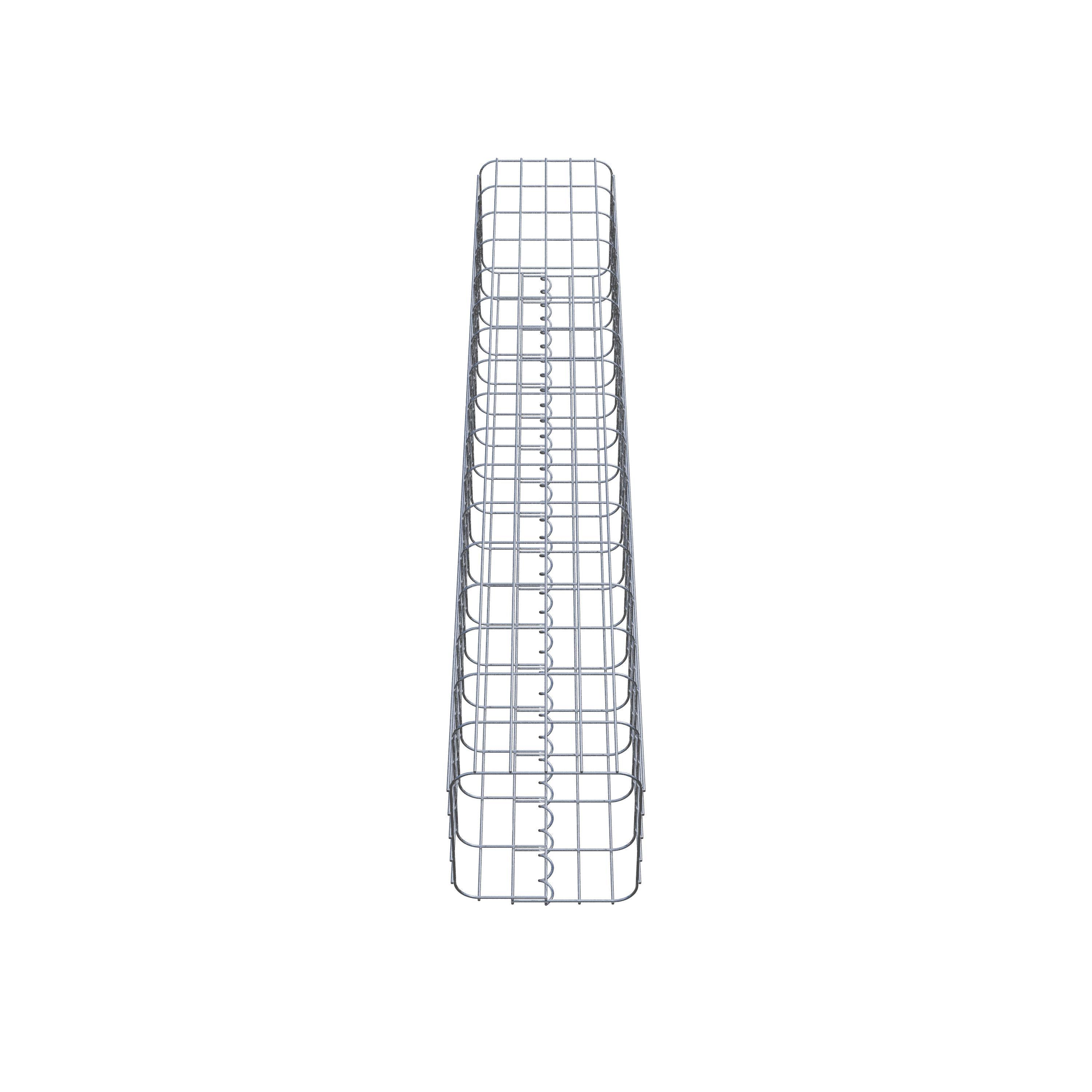 Colonne de gabion 27 x 27 cm, MW 5 x 10 cm carré