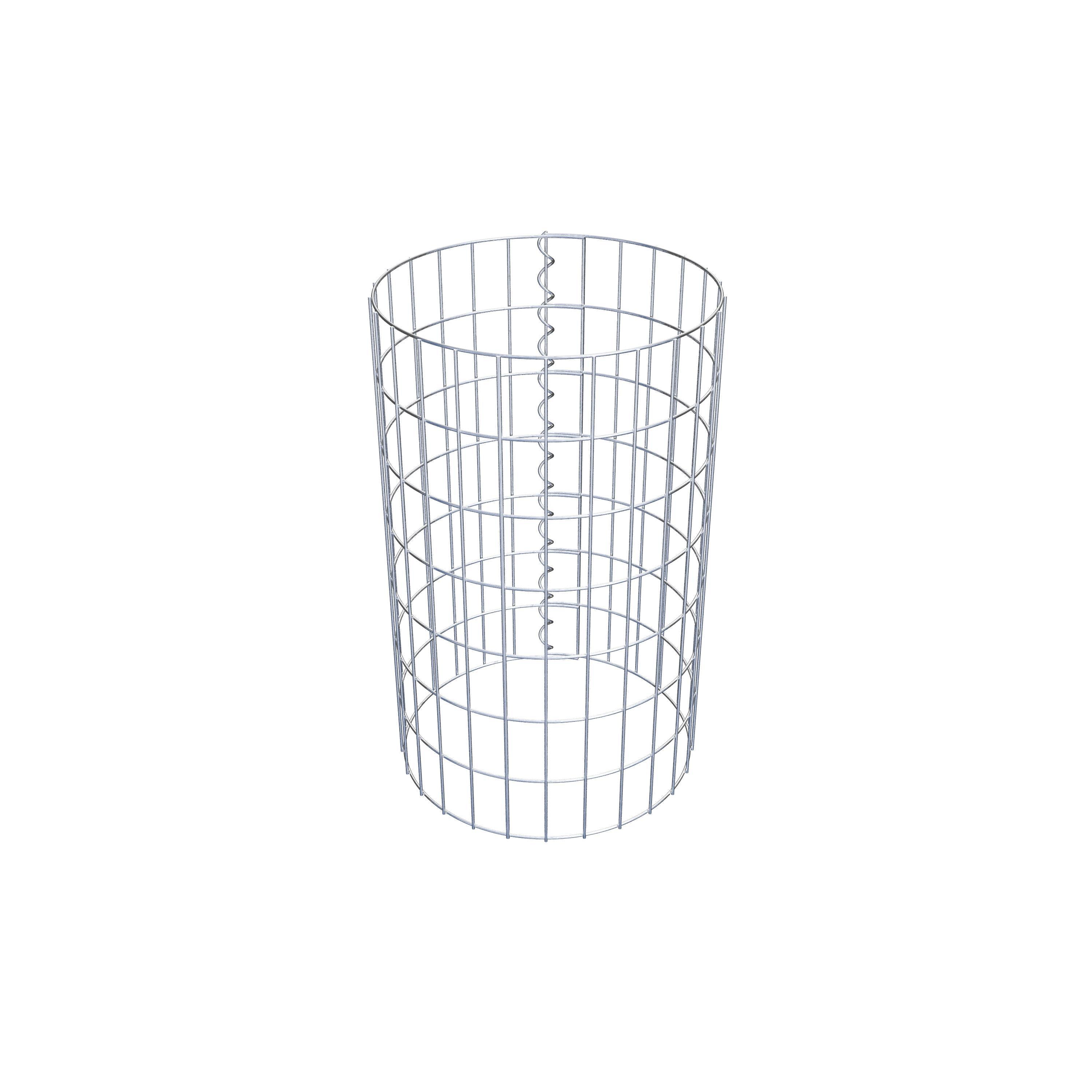 Columna de gaviones diámetro 42 cm, MW 5 x 10 cm redonda