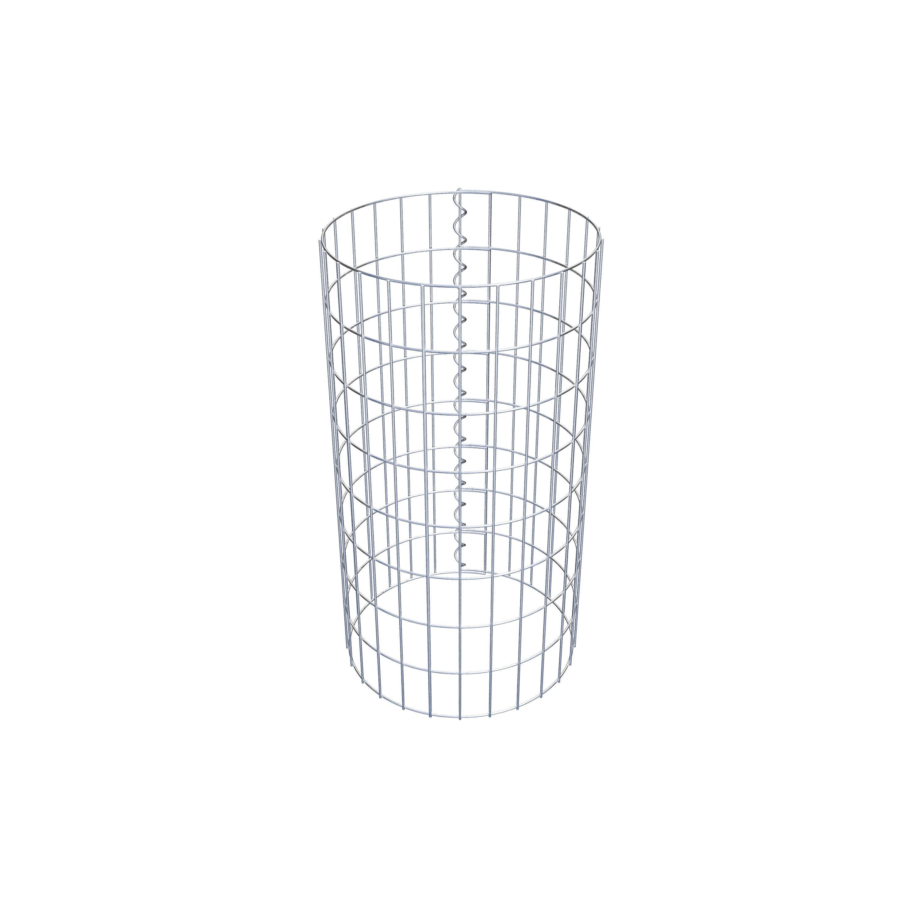 Columna de gaviones diámetro 42 cm, MW 5 x 10 cm redonda