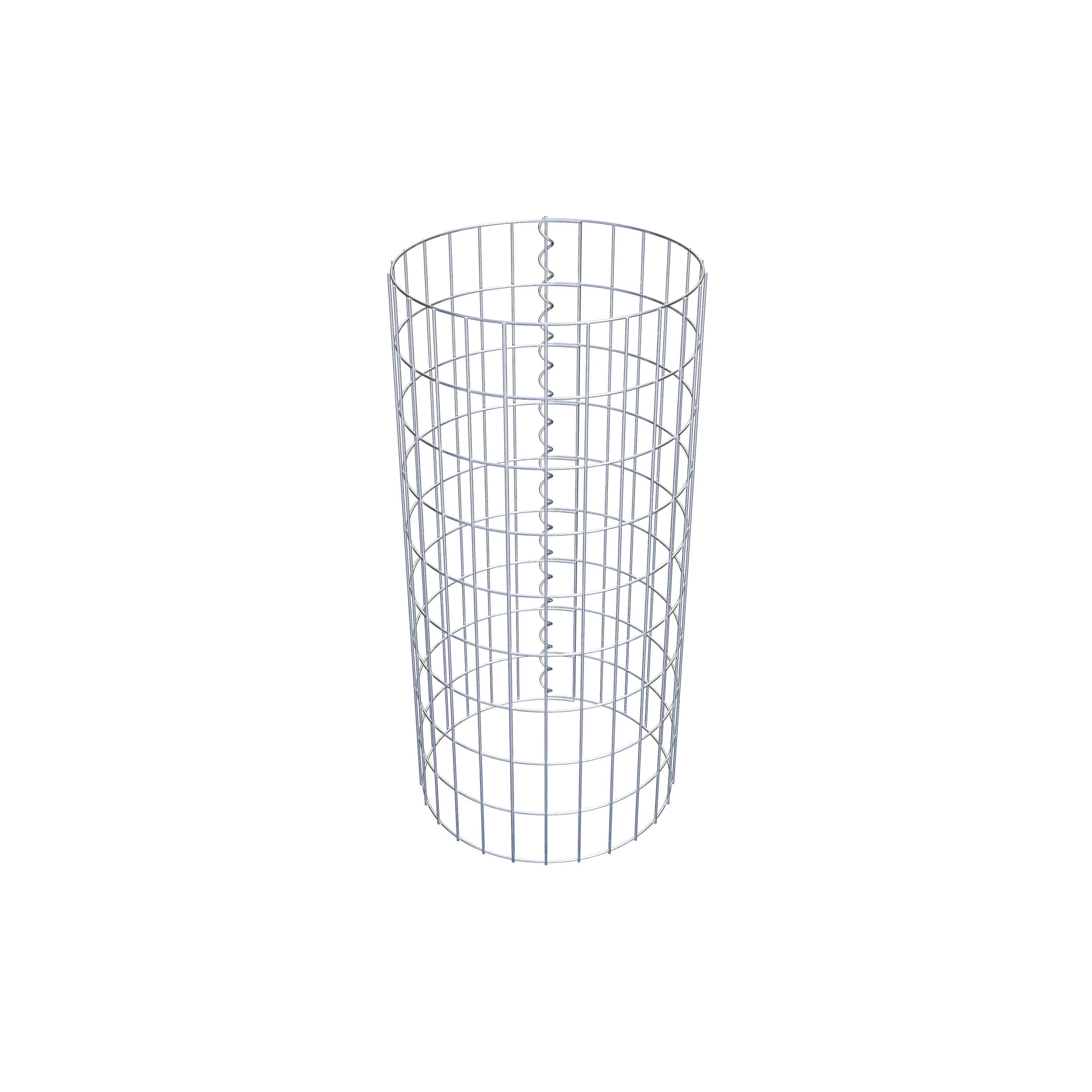 Columna de gaviones diámetro 42 cm, MW 5 x 10 cm redonda