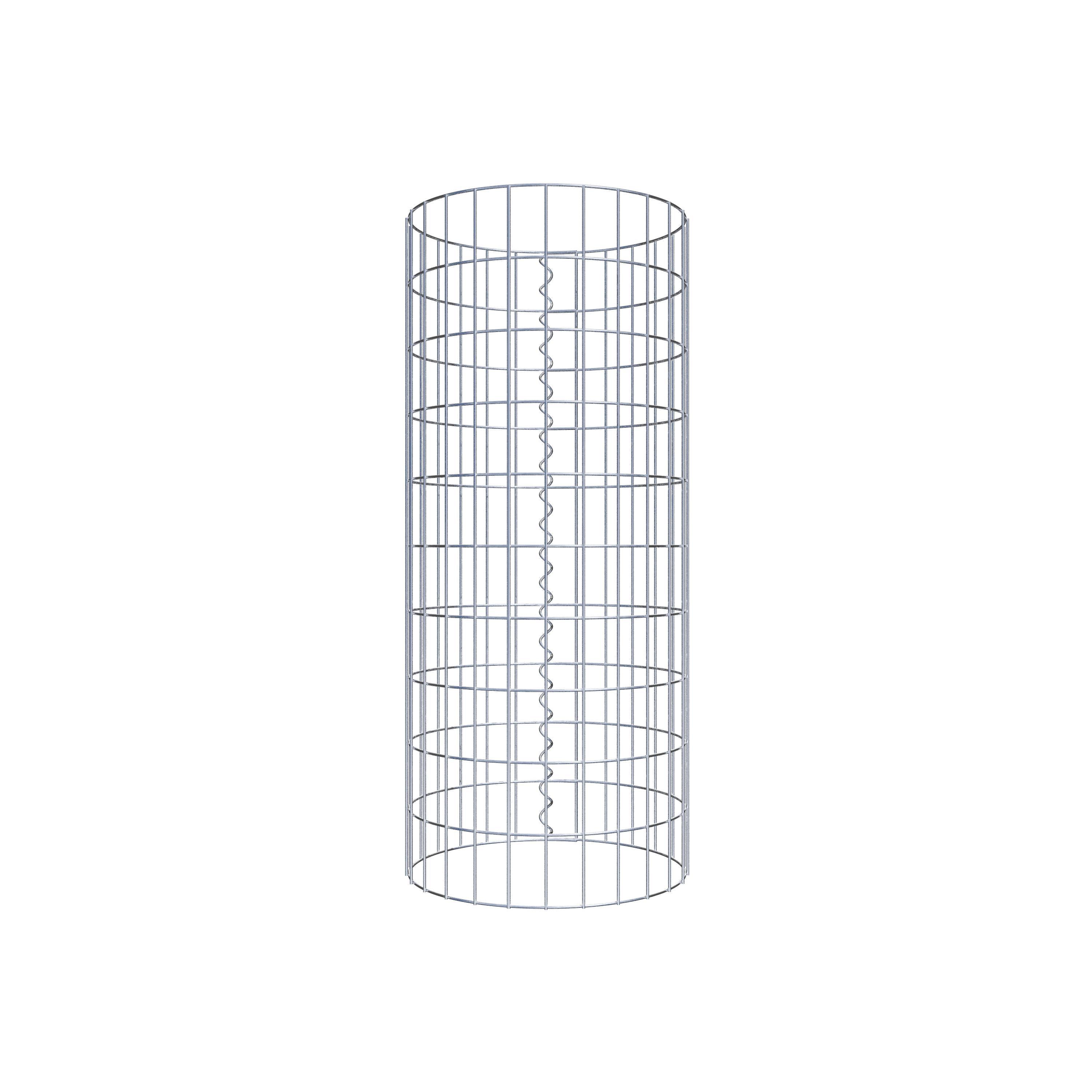 Columna de gaviones diámetro 42 cm, MW 5 x 10 cm redonda