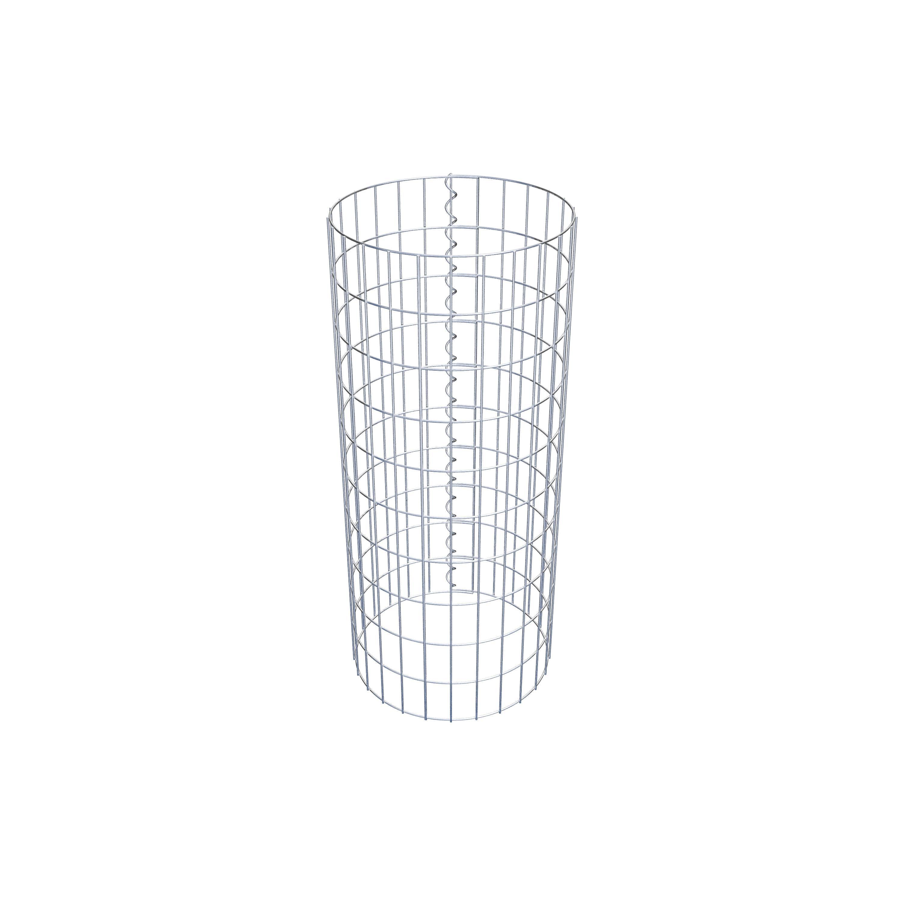 Columna de gaviones diámetro 42 cm, MW 5 x 10 cm redonda