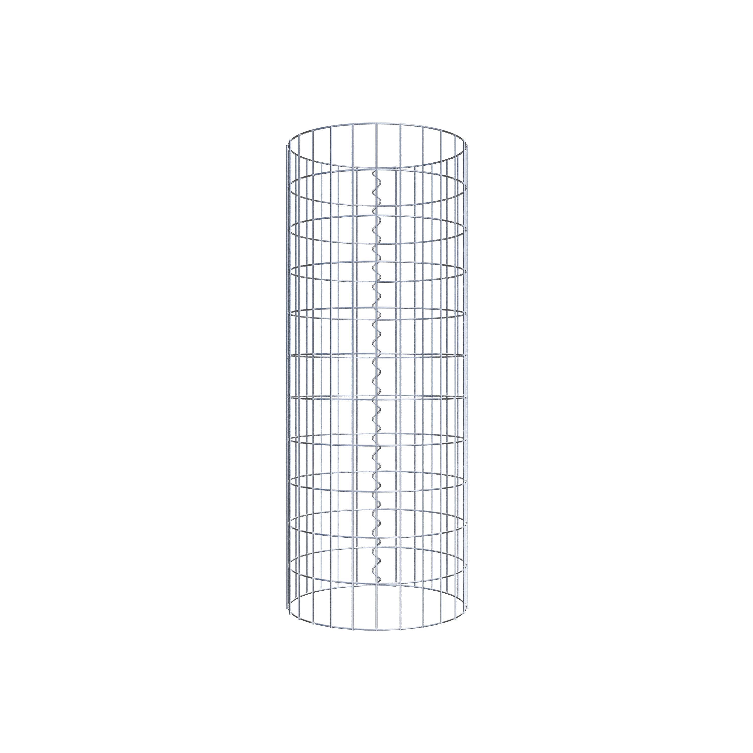 Columna de gaviones diámetro 42 cm, MW 5 x 10 cm redonda
