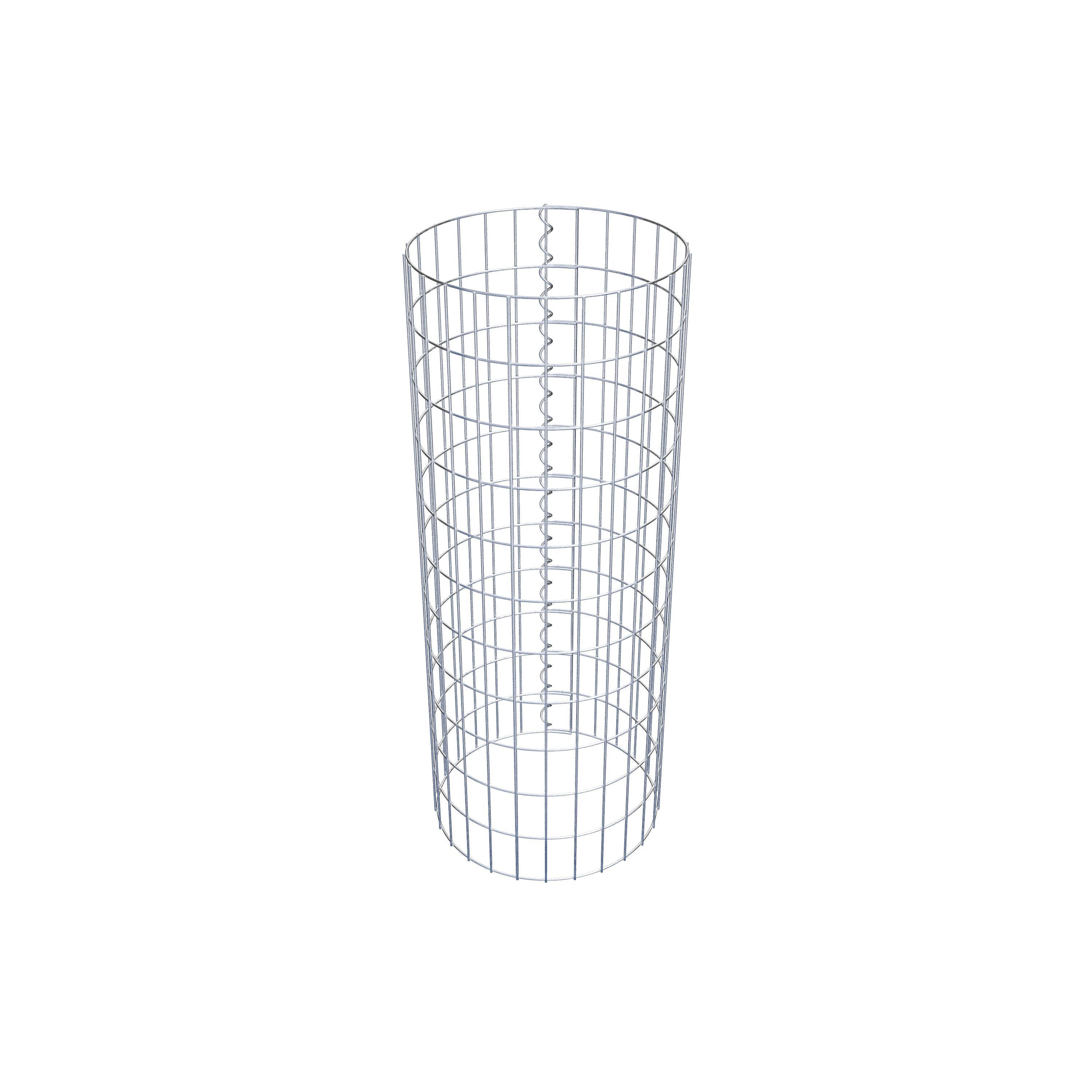 Columna de gaviones diámetro 42 cm, MW 5 x 10 cm redonda