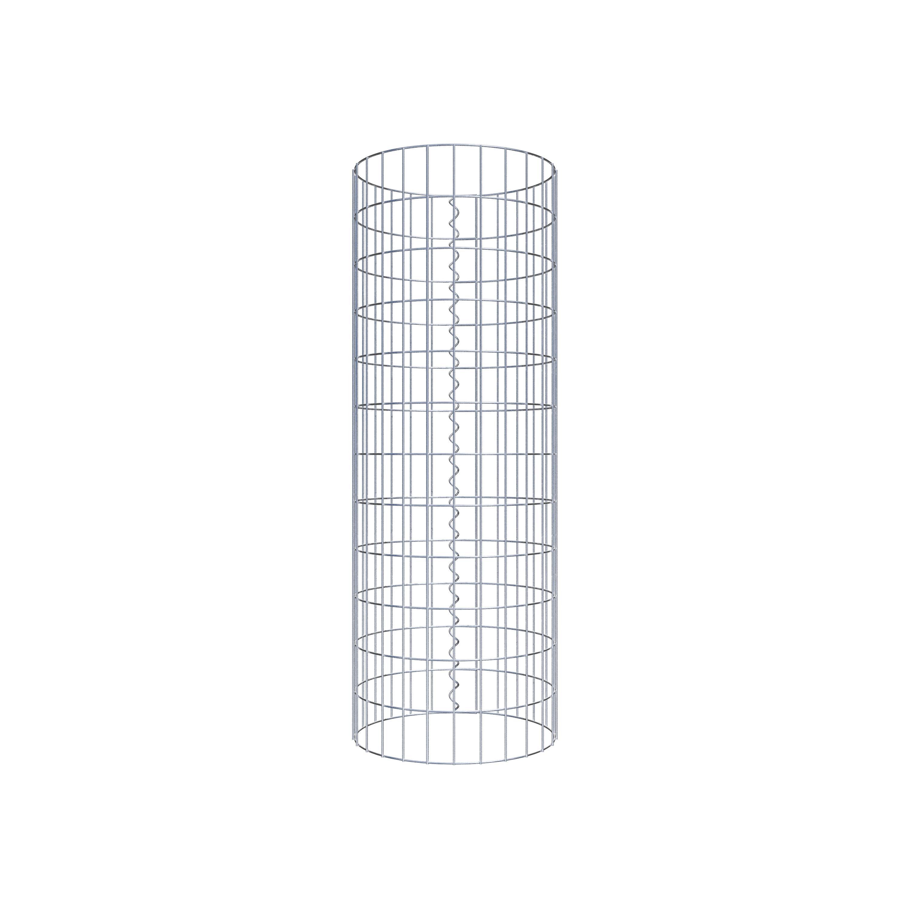 Columna de gaviones diámetro 42 cm, MW 5 x 10 cm redonda