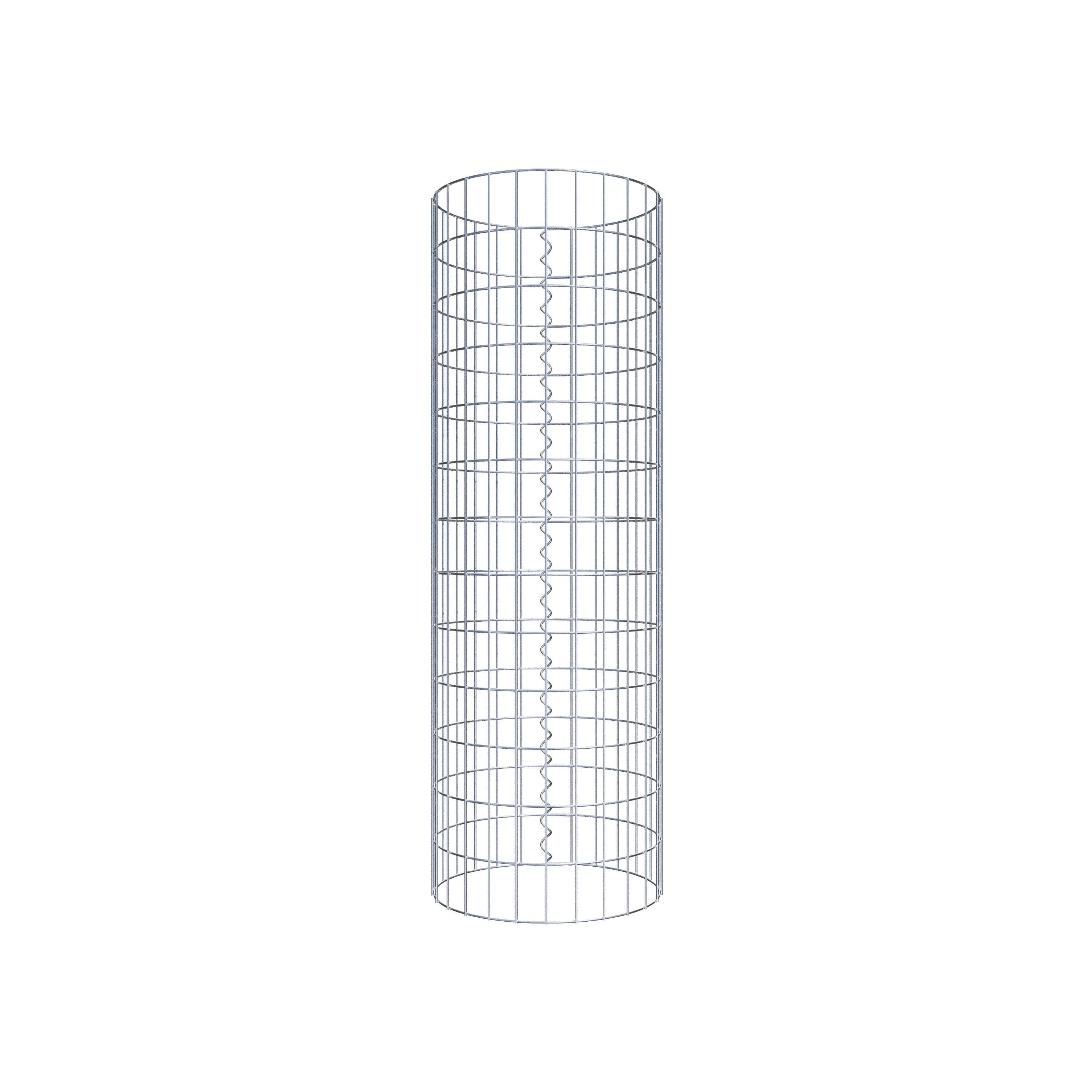 Columna de gaviones diámetro 42 cm, MW 5 x 10 cm redonda
