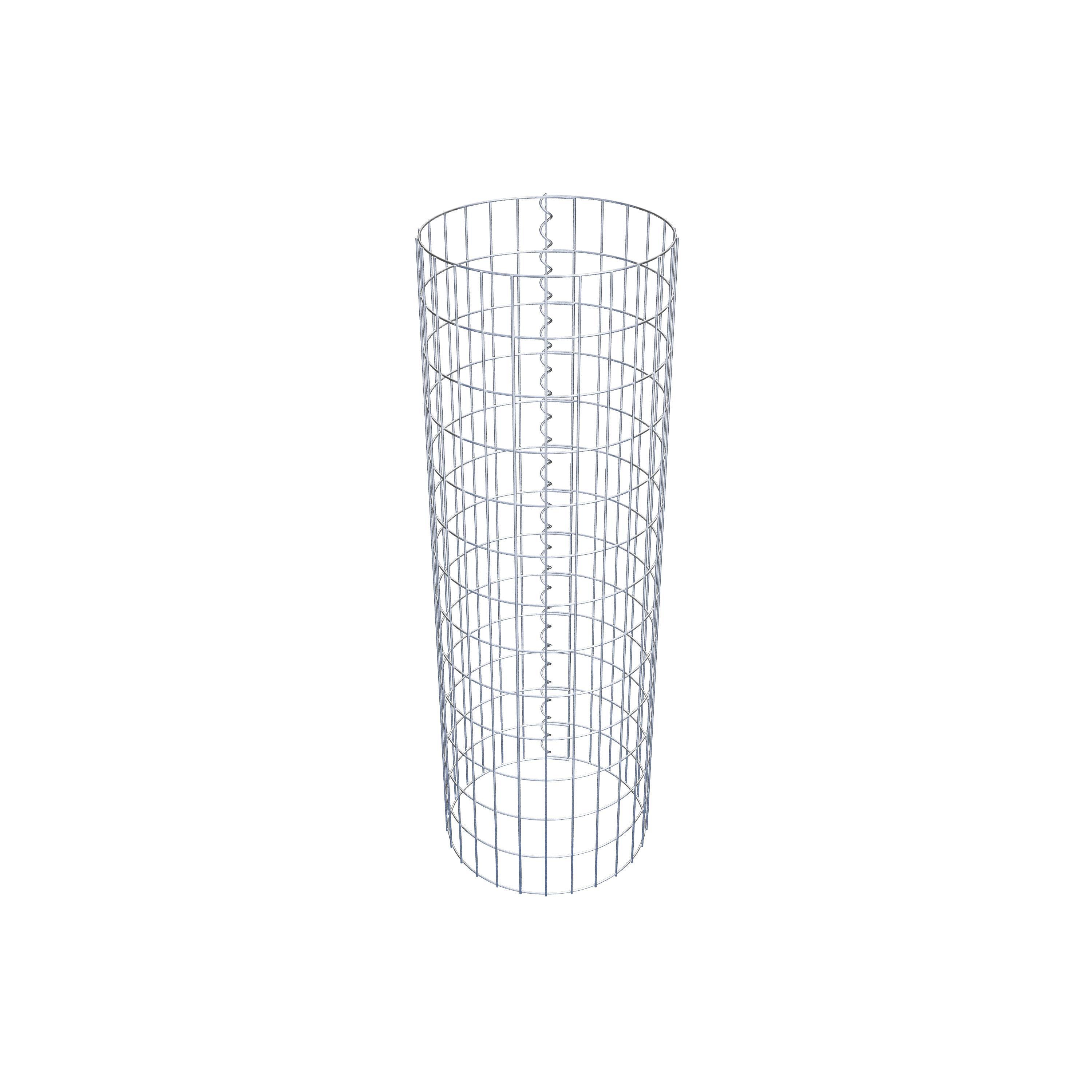Columna de gaviones diámetro 42 cm, MW 5 x 10 cm redonda