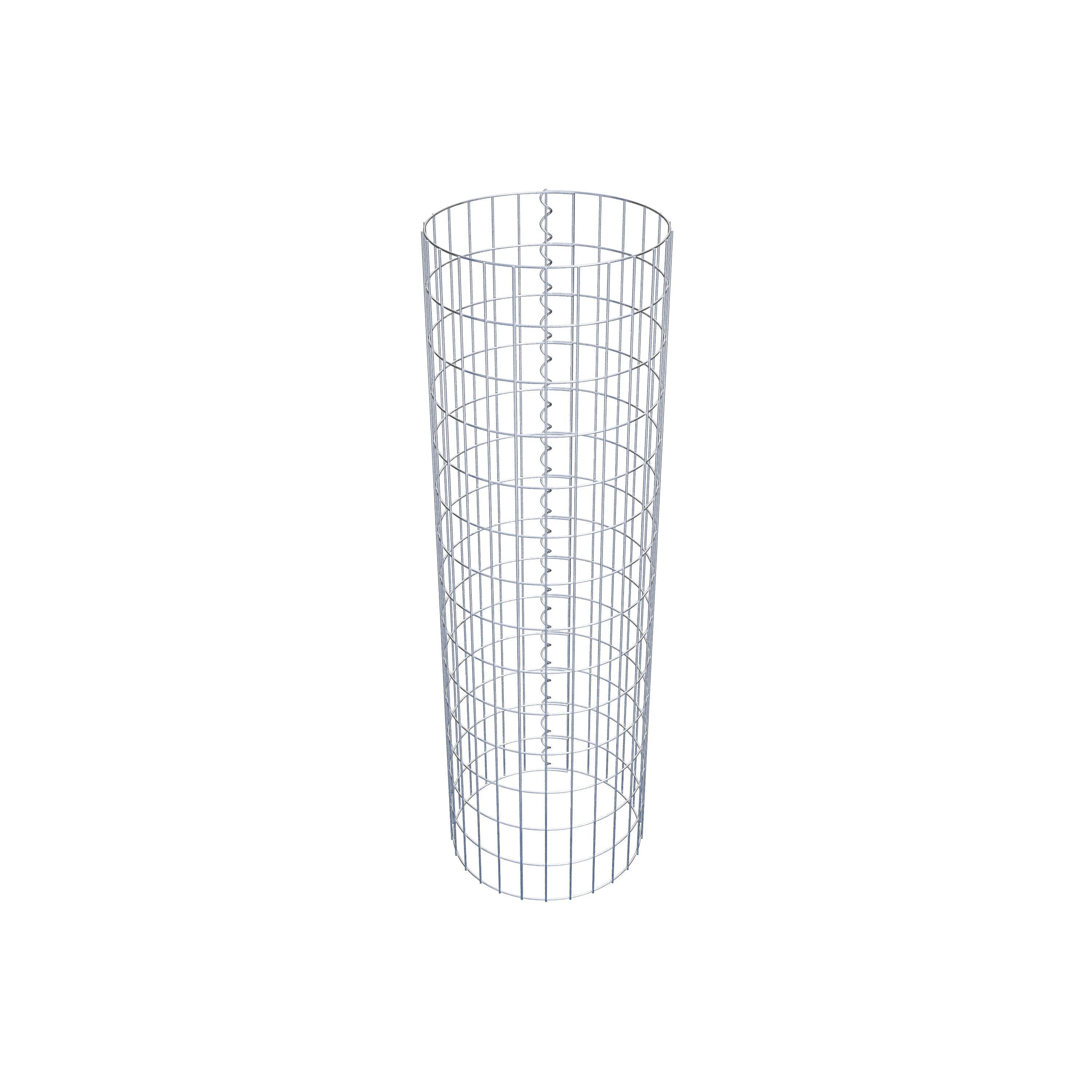 Columna de gaviones diámetro 42 cm, MW 5 x 10 cm redonda
