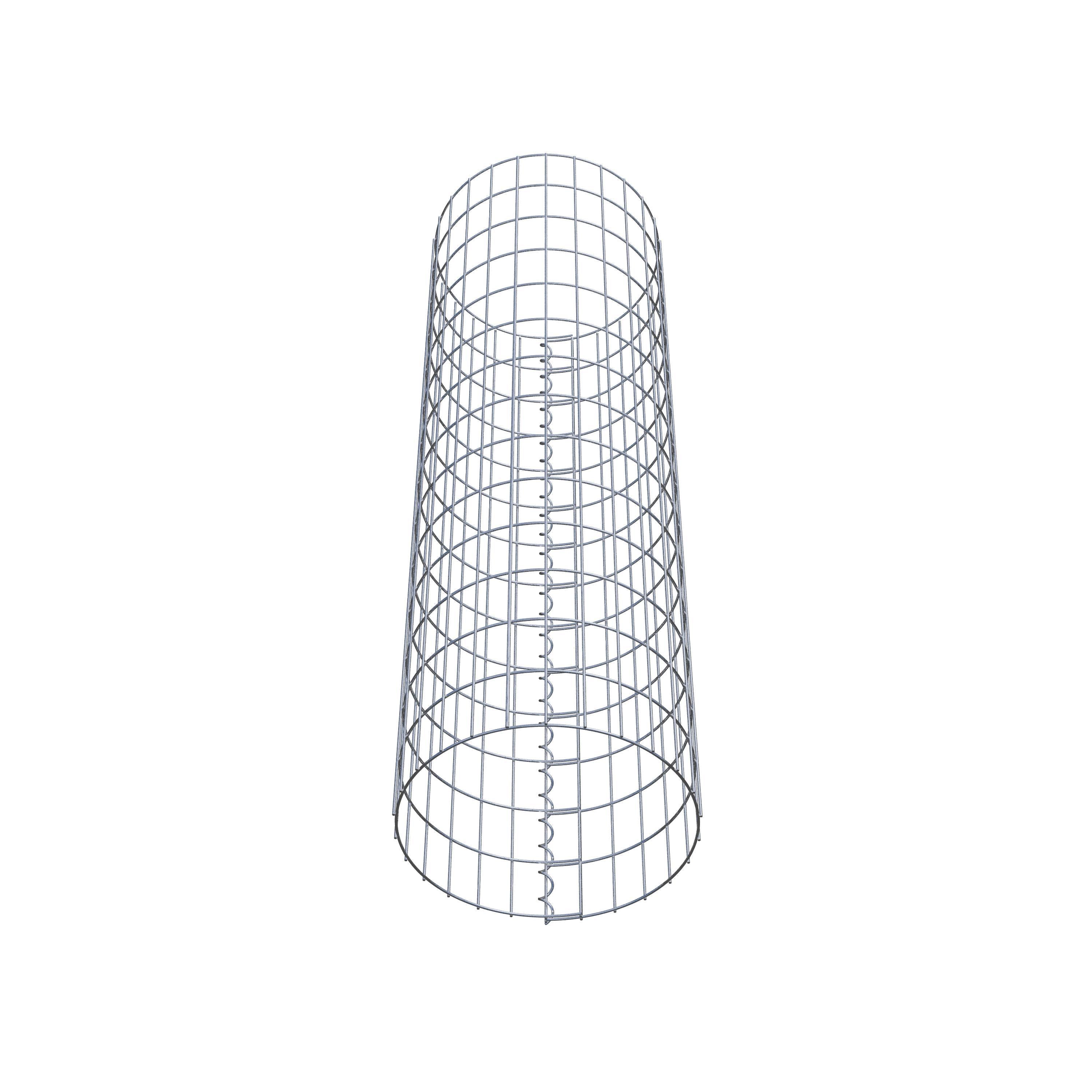 Columna de gaviones diámetro 42 cm, MW 5 x 10 cm redonda