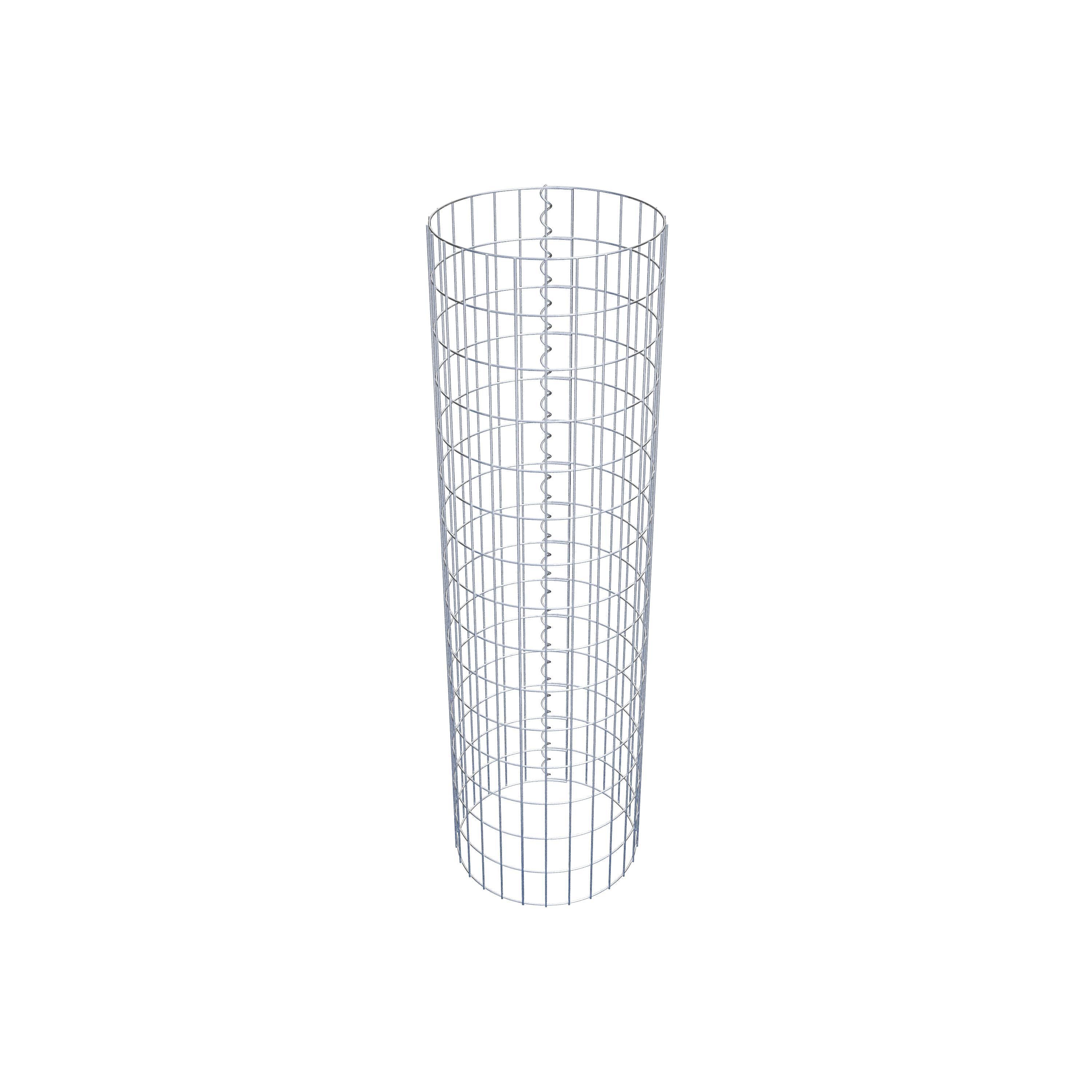 Columna de gaviones diámetro 42 cm, MW 5 x 10 cm redonda
