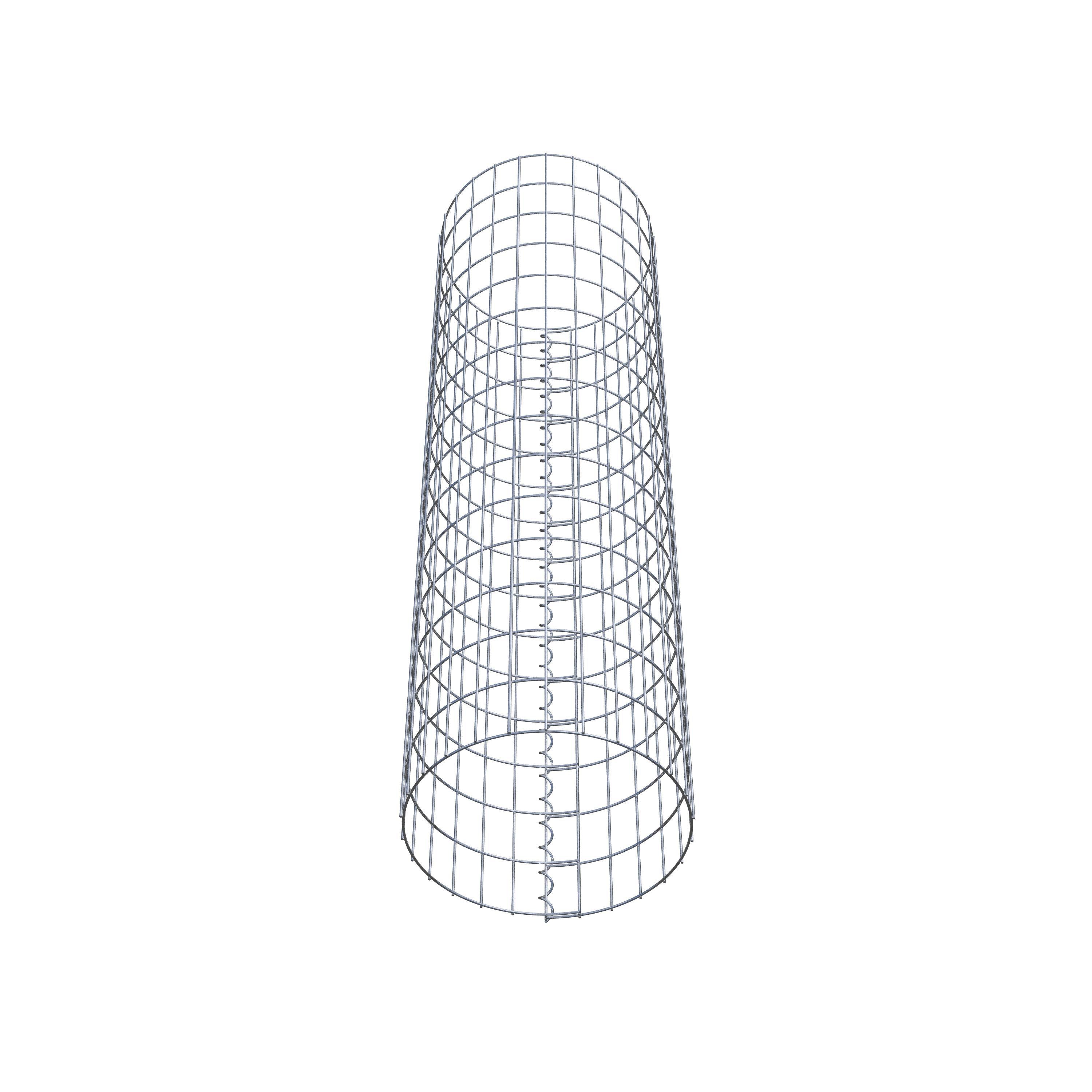 Columna de gaviones diámetro 42 cm, MW 5 x 10 cm redonda