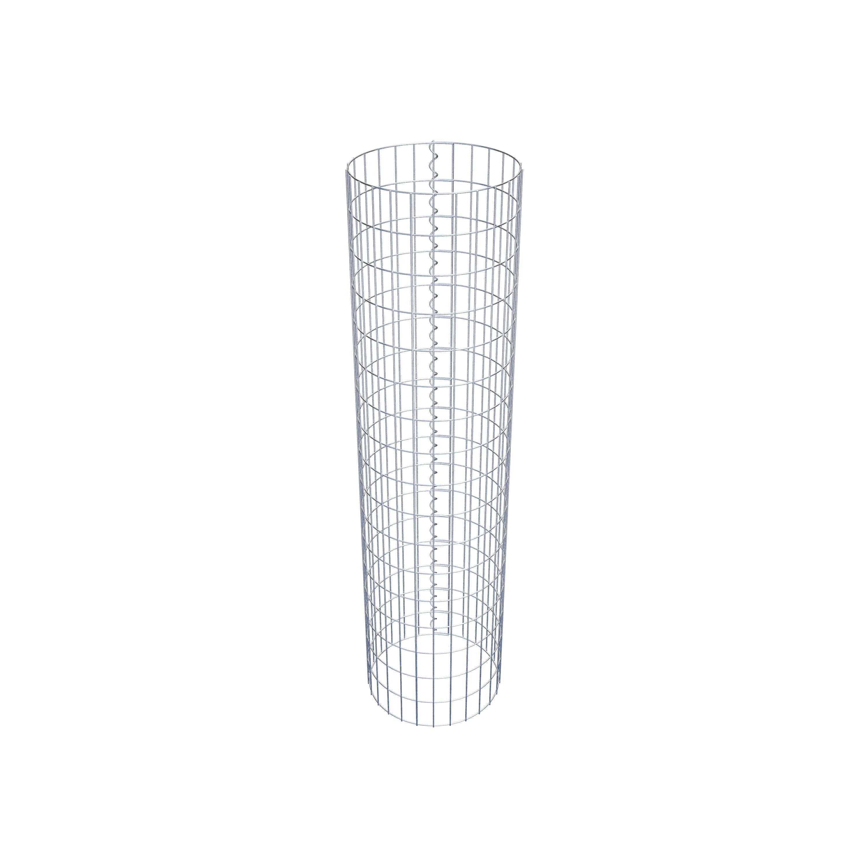 Columna de gaviones diámetro 42 cm, MW 5 x 10 cm redonda