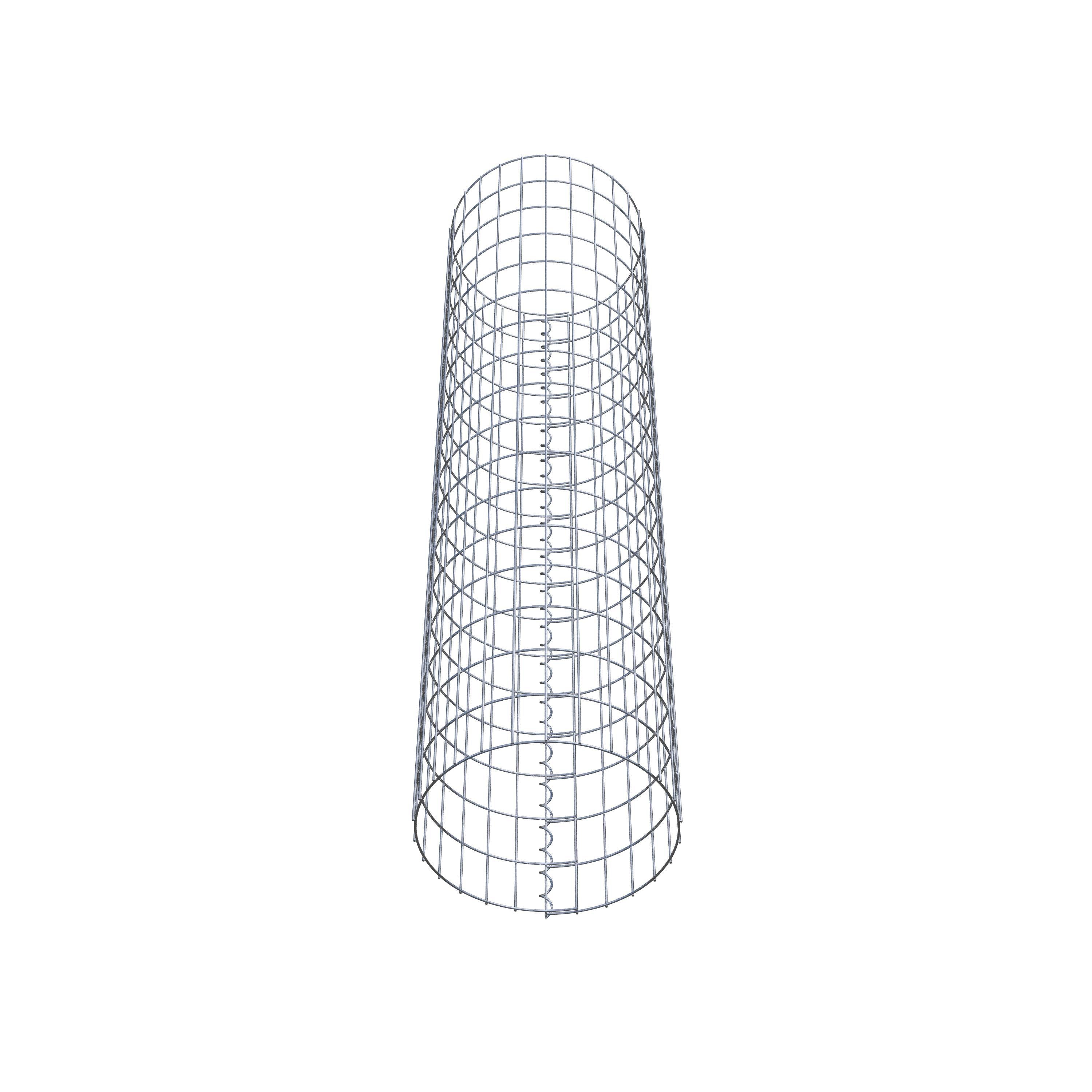 Columna de gaviones diámetro 42 cm, MW 5 x 10 cm redonda