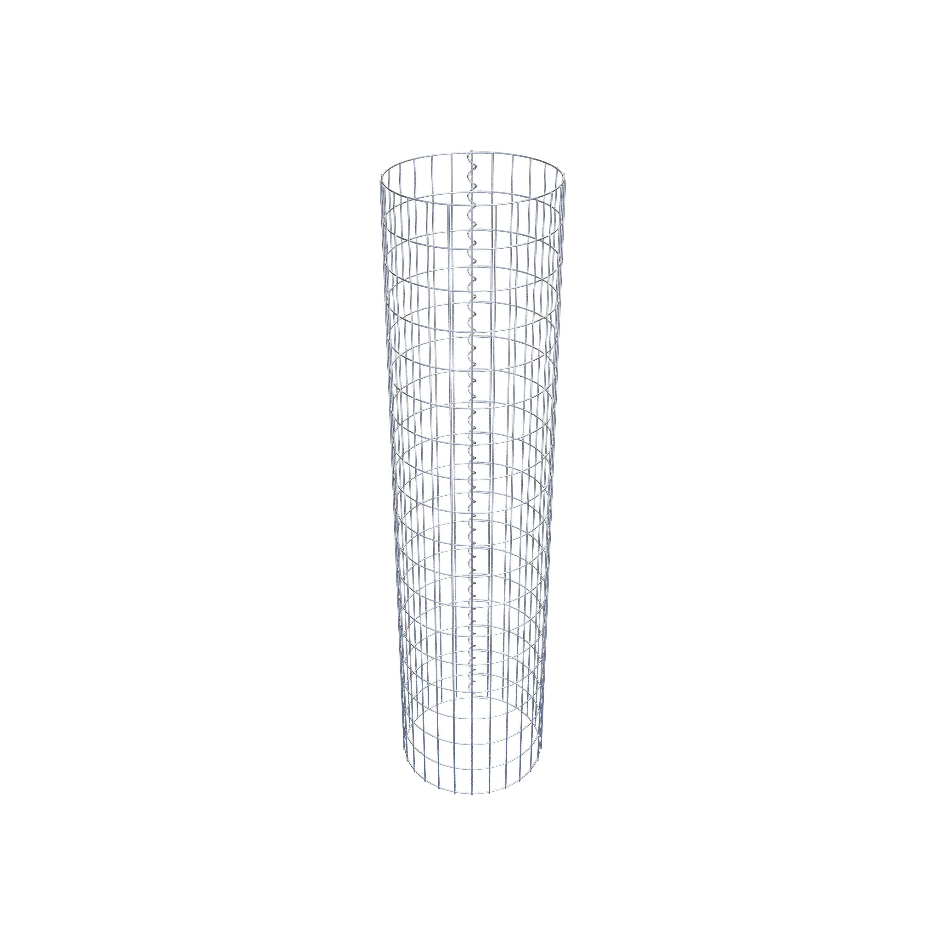 Columna de gaviones diámetro 42 cm, MW 5 x 10 cm redonda