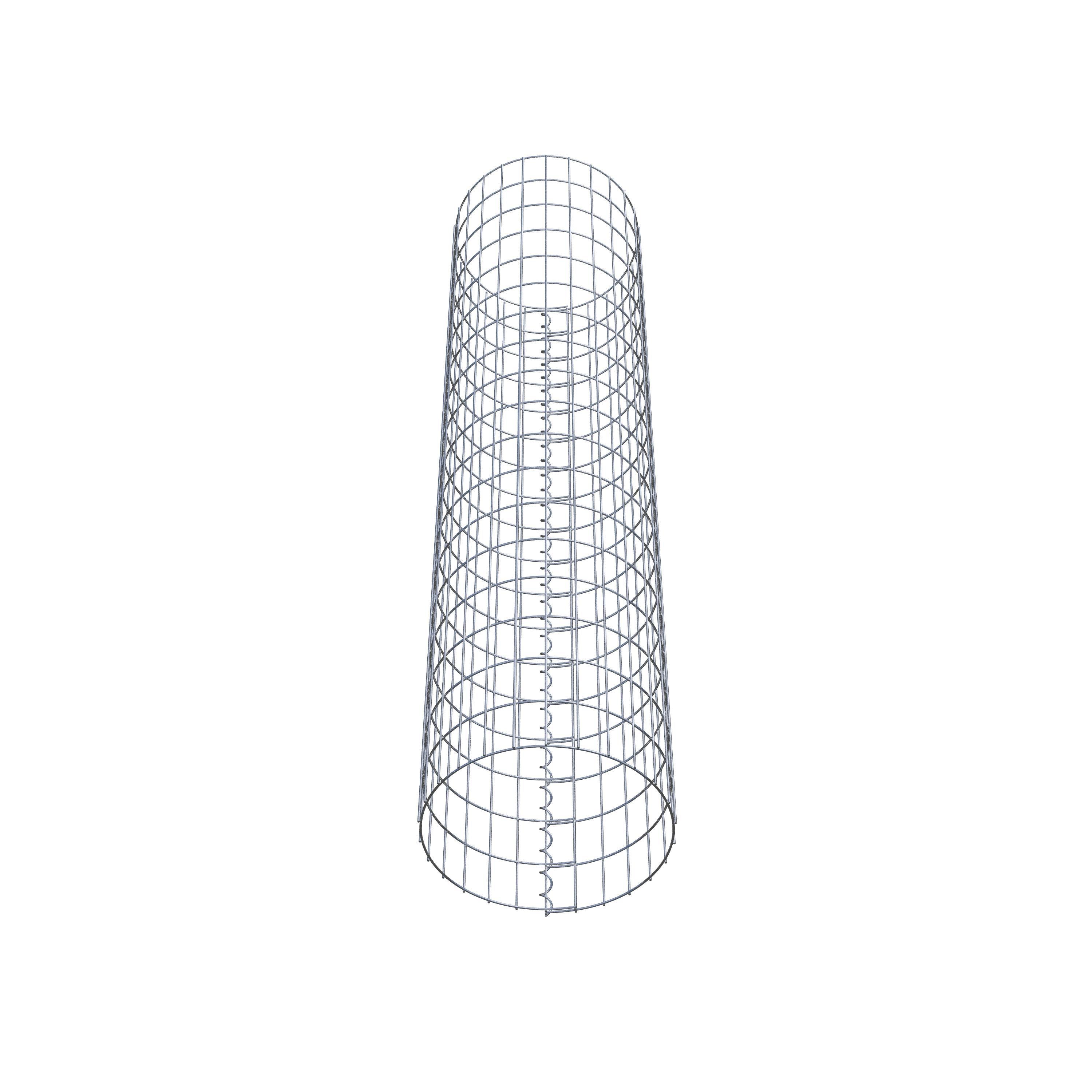 Columna de gaviones diámetro 42 cm, MW 5 x 10 cm redonda