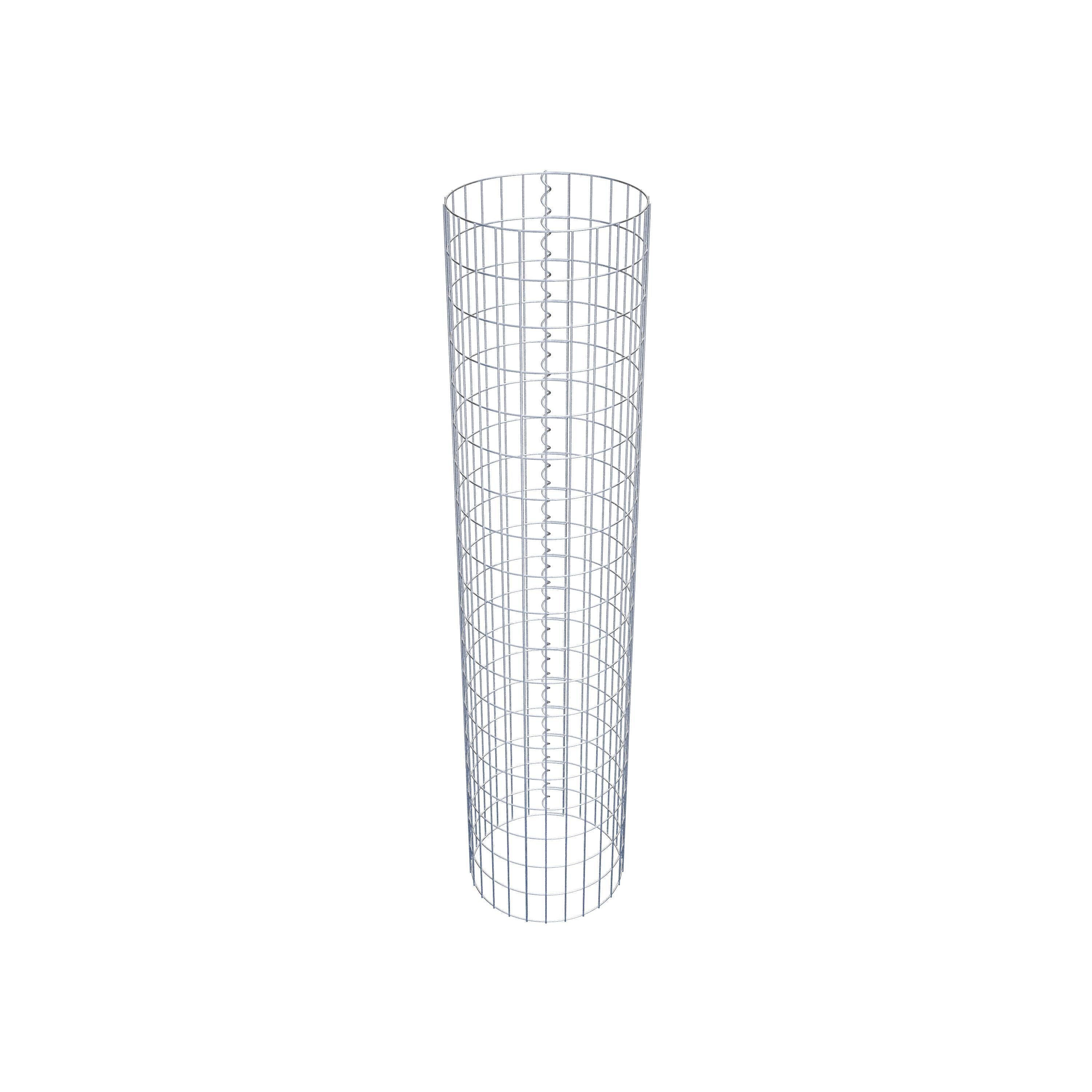 Columna de gaviones diámetro 42 cm, MW 5 x 10 cm redonda