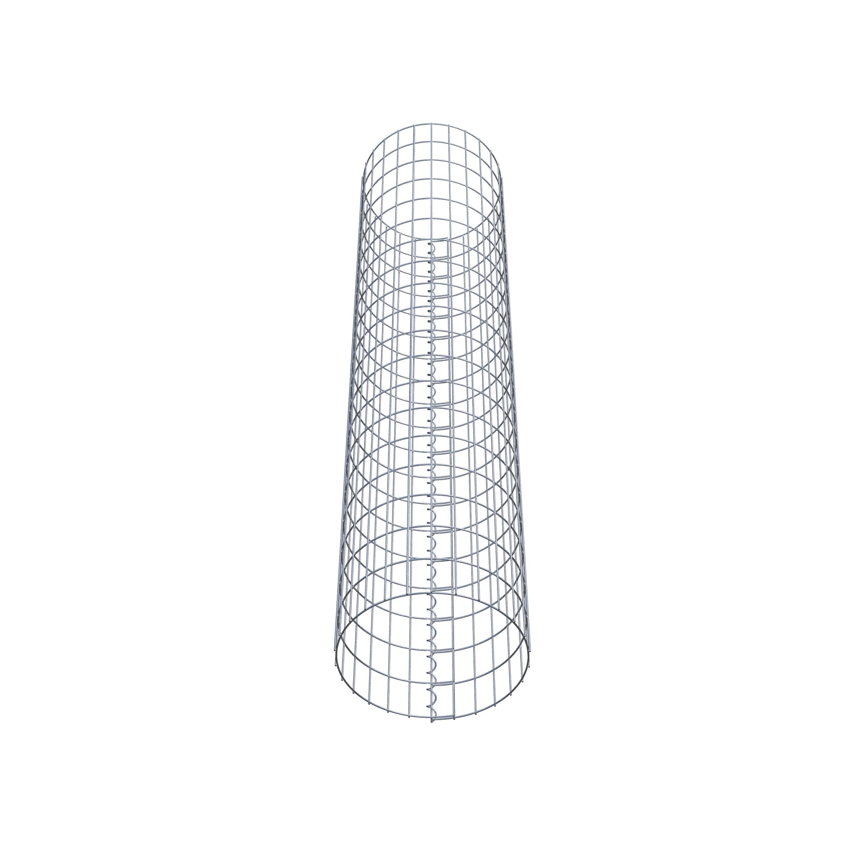 Columna de gaviones diámetro 42 cm, MW 5 x 10 cm redonda