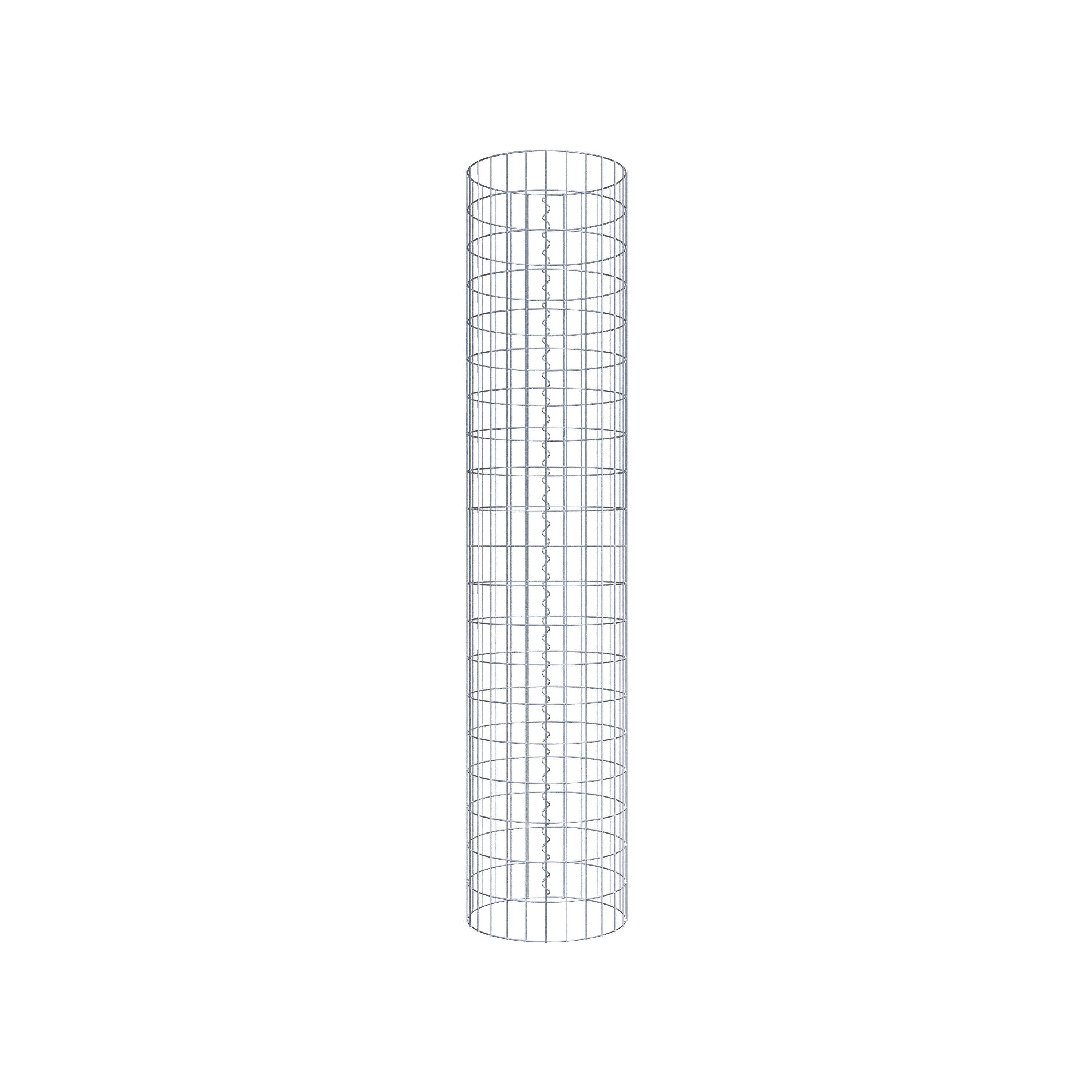 Columna de gaviones diámetro 42 cm, MW 5 x 10 cm redonda