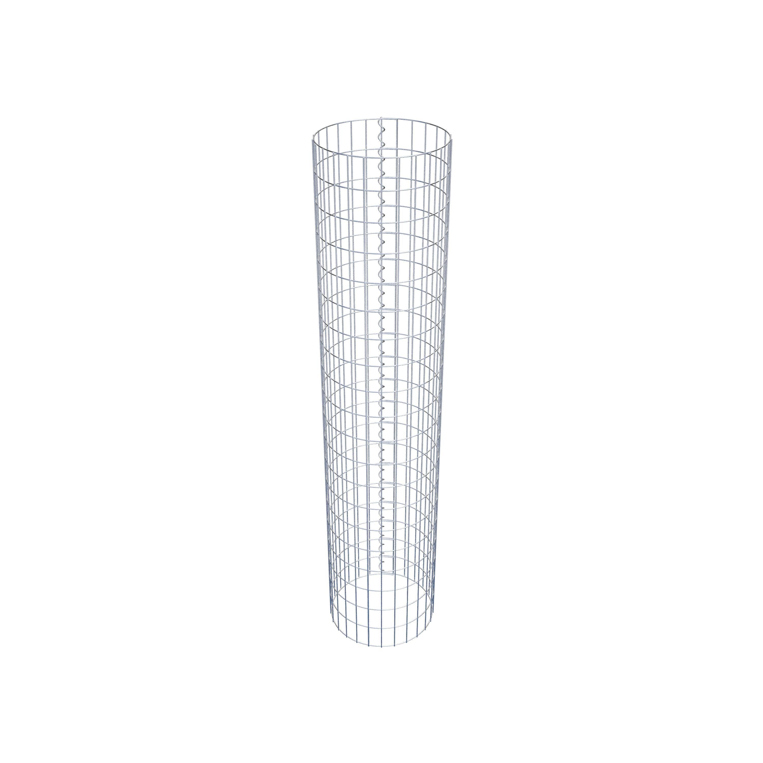 Columna de gaviones diámetro 42 cm, MW 5 x 10 cm redonda