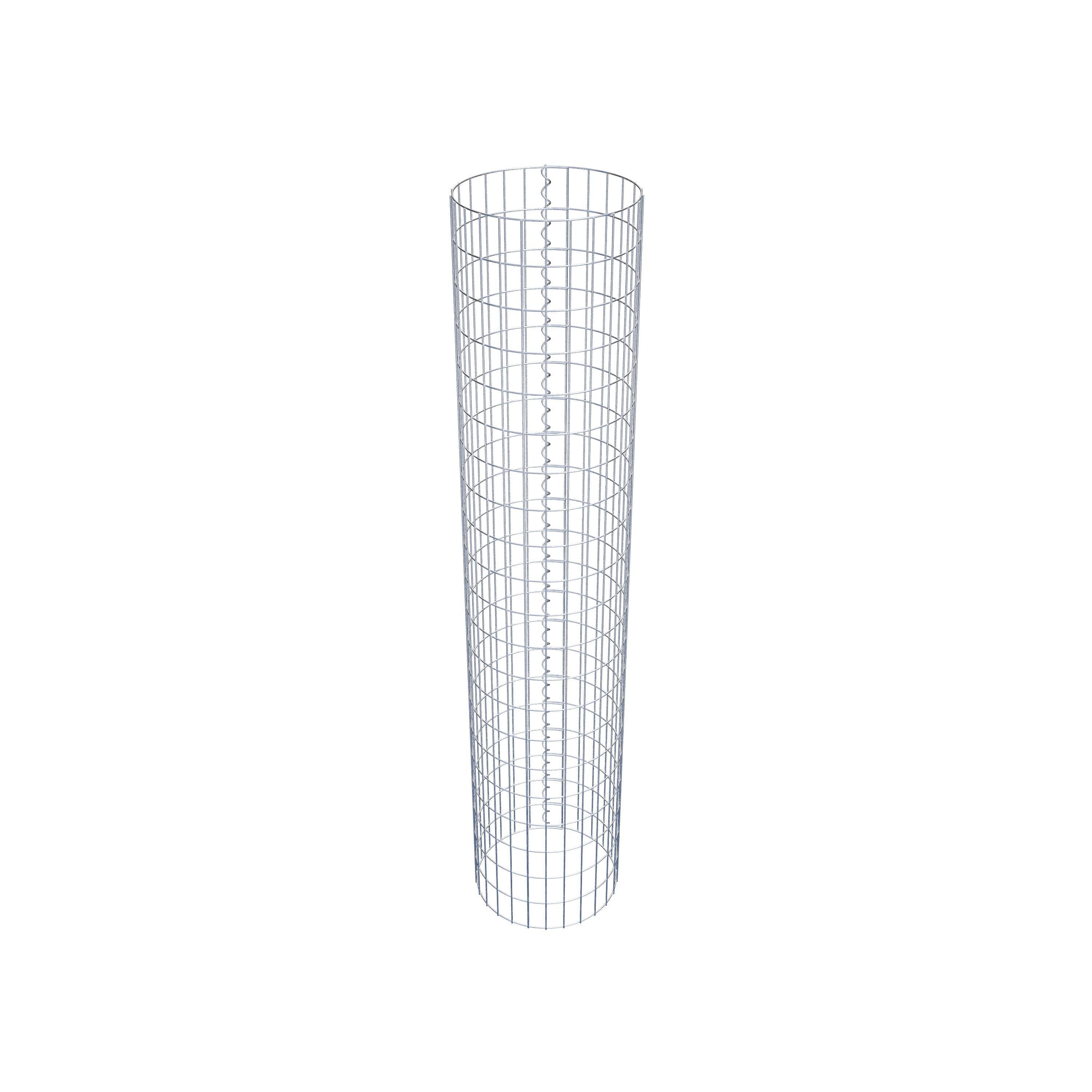 Columna de gaviones diámetro 42 cm, MW 5 x 10 cm redonda