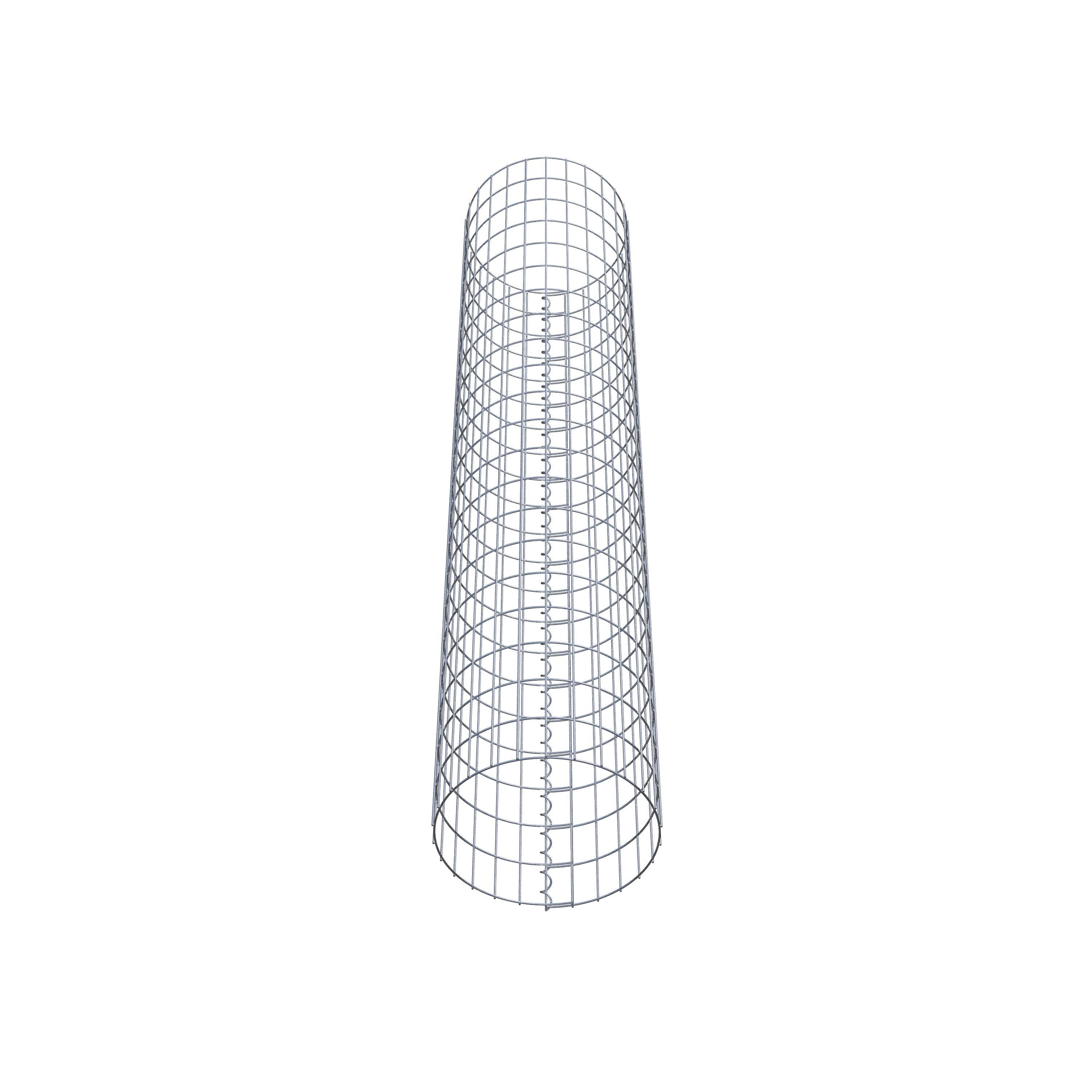 Columna de gaviones diámetro 42 cm, MW 5 x 10 cm redonda