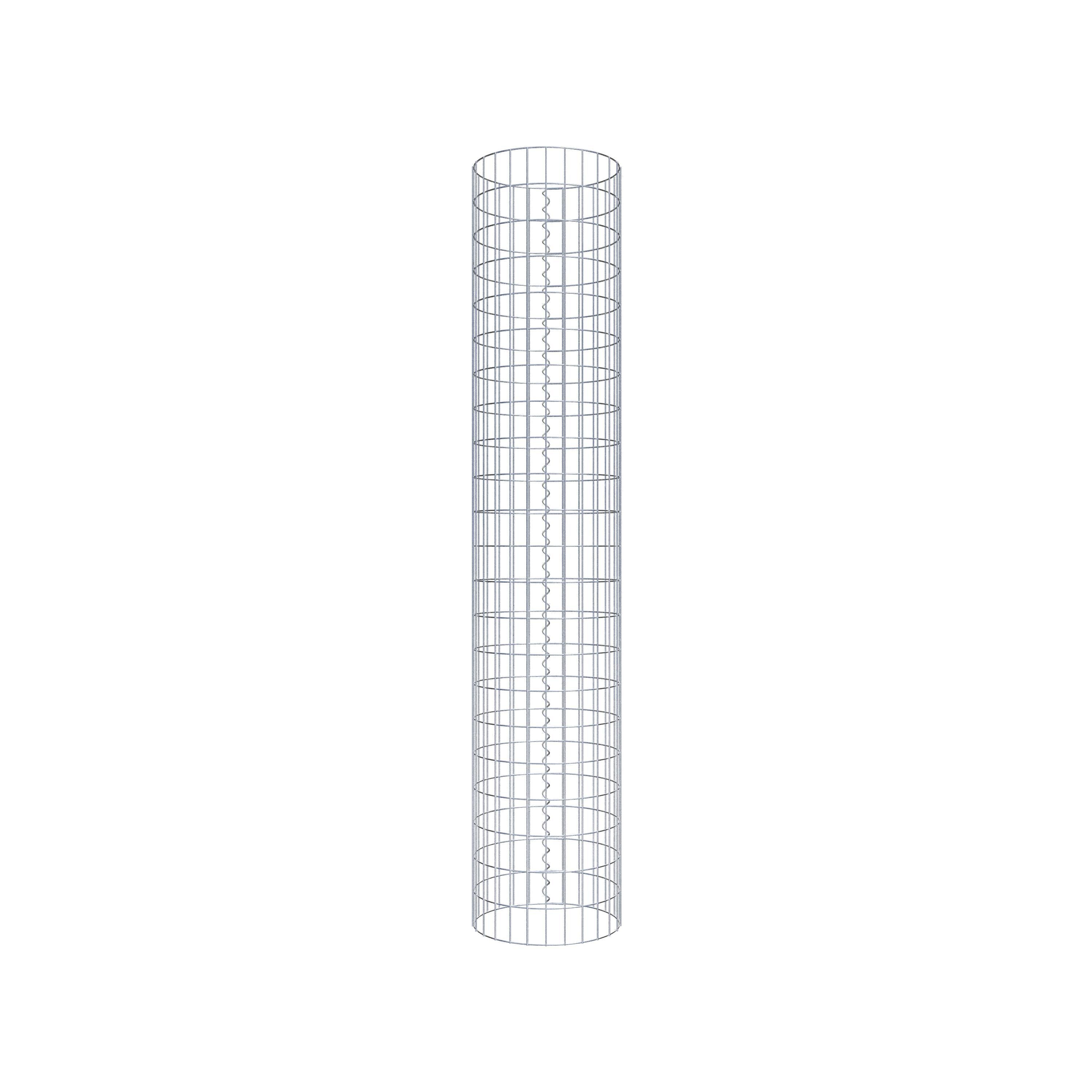 Columna de gaviones diámetro 42 cm, MW 5 x 10 cm redonda