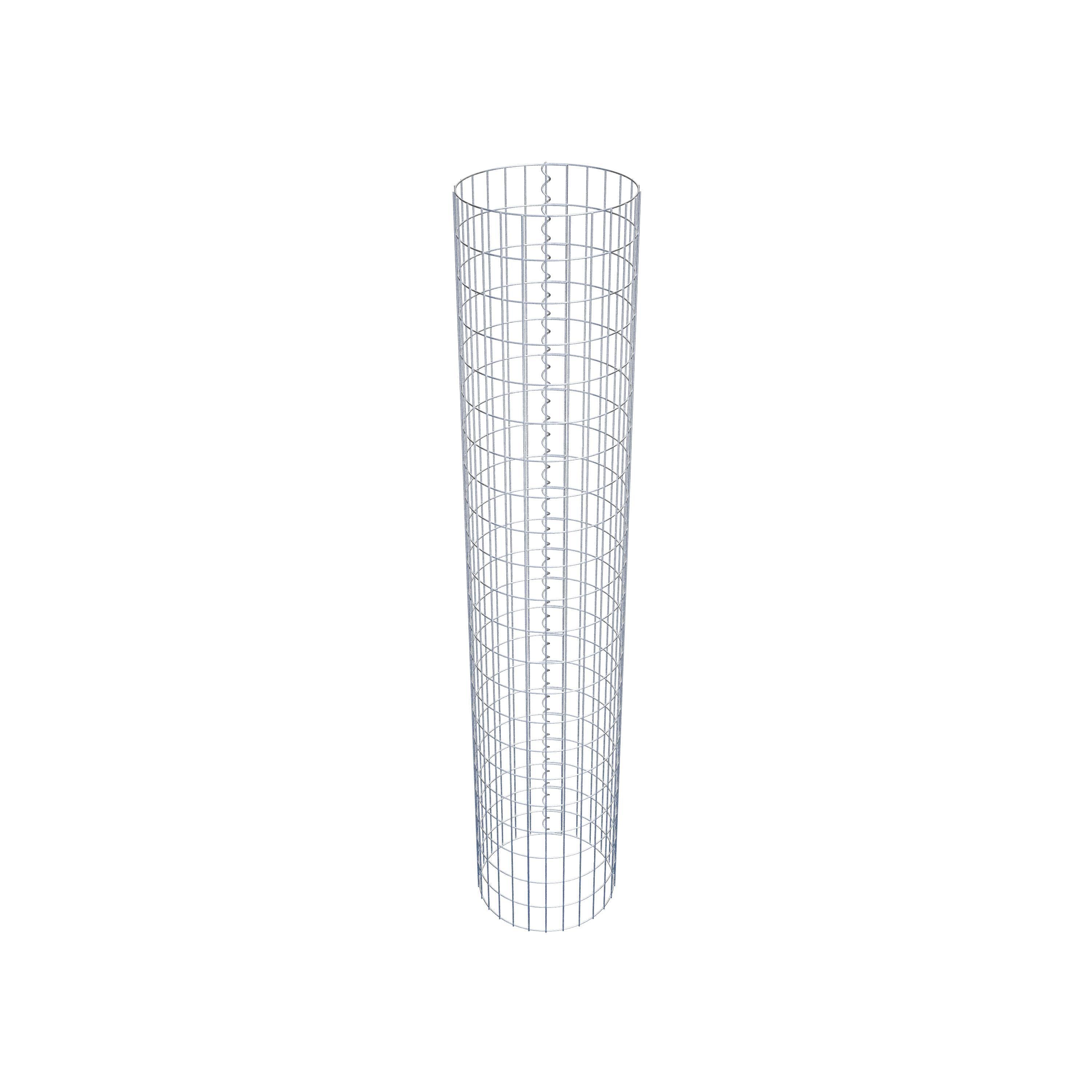 Columna de gaviones diámetro 42 cm, MW 5 x 10 cm redonda