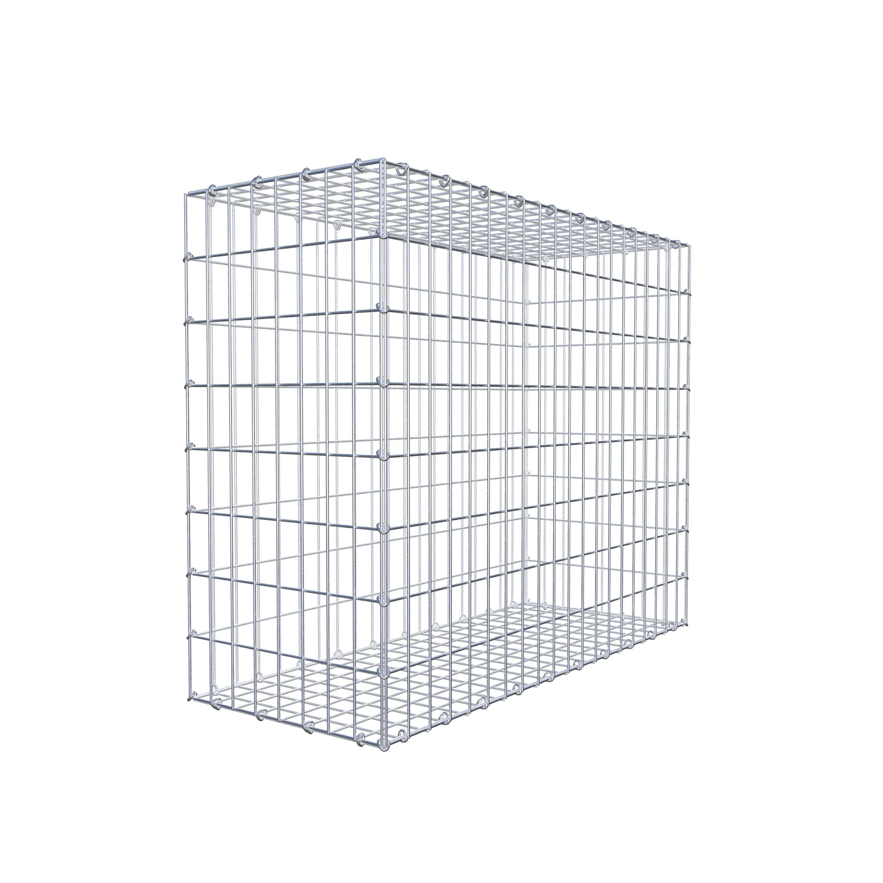 Schanskorf 100 cm x 80 cm x 40 cm (L x H x D), maaswijdte 5 cm x 10 cm, C-ring