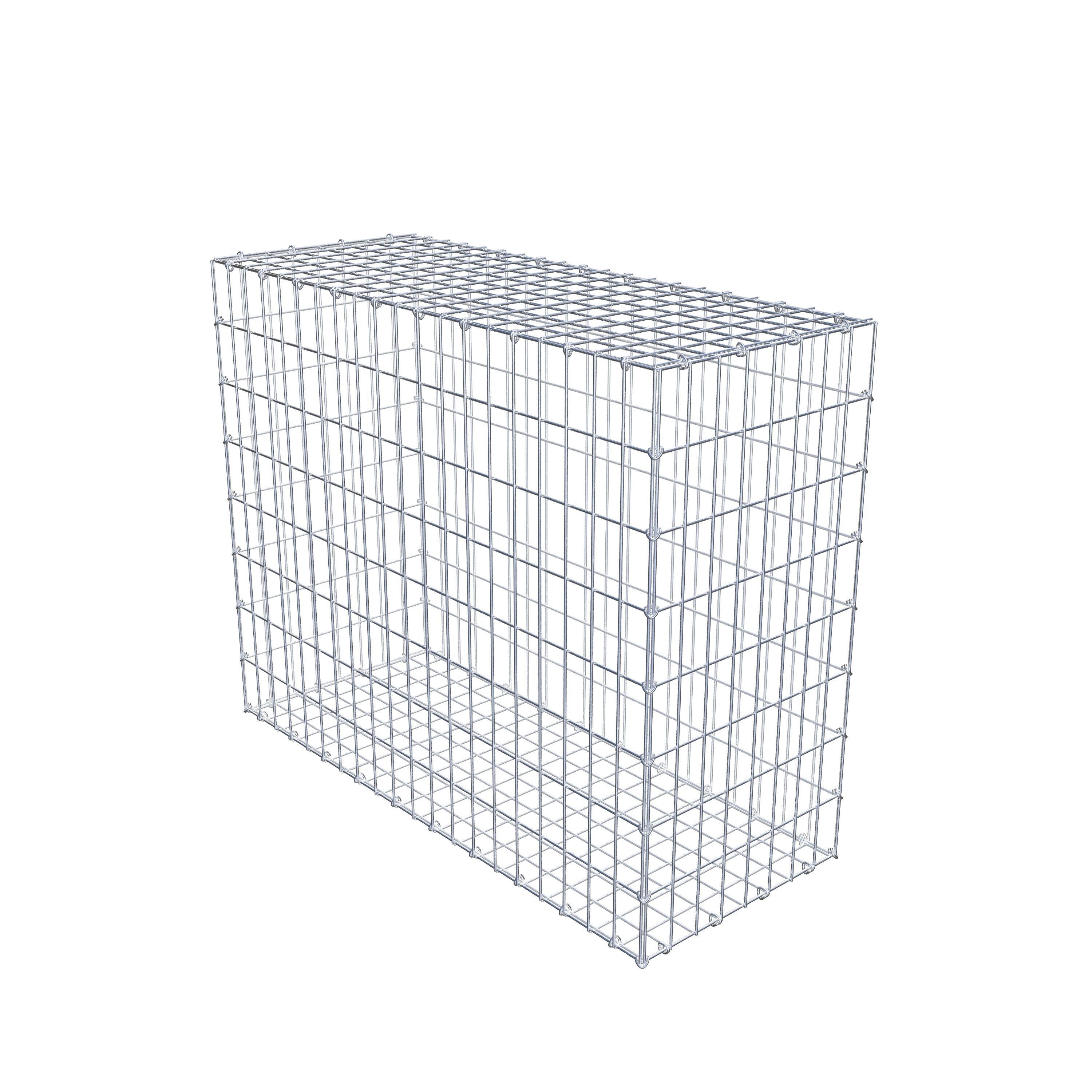 Schanskorf 100 cm x 80 cm x 40 cm (L x H x D), maaswijdte 5 cm x 10 cm, C-ring