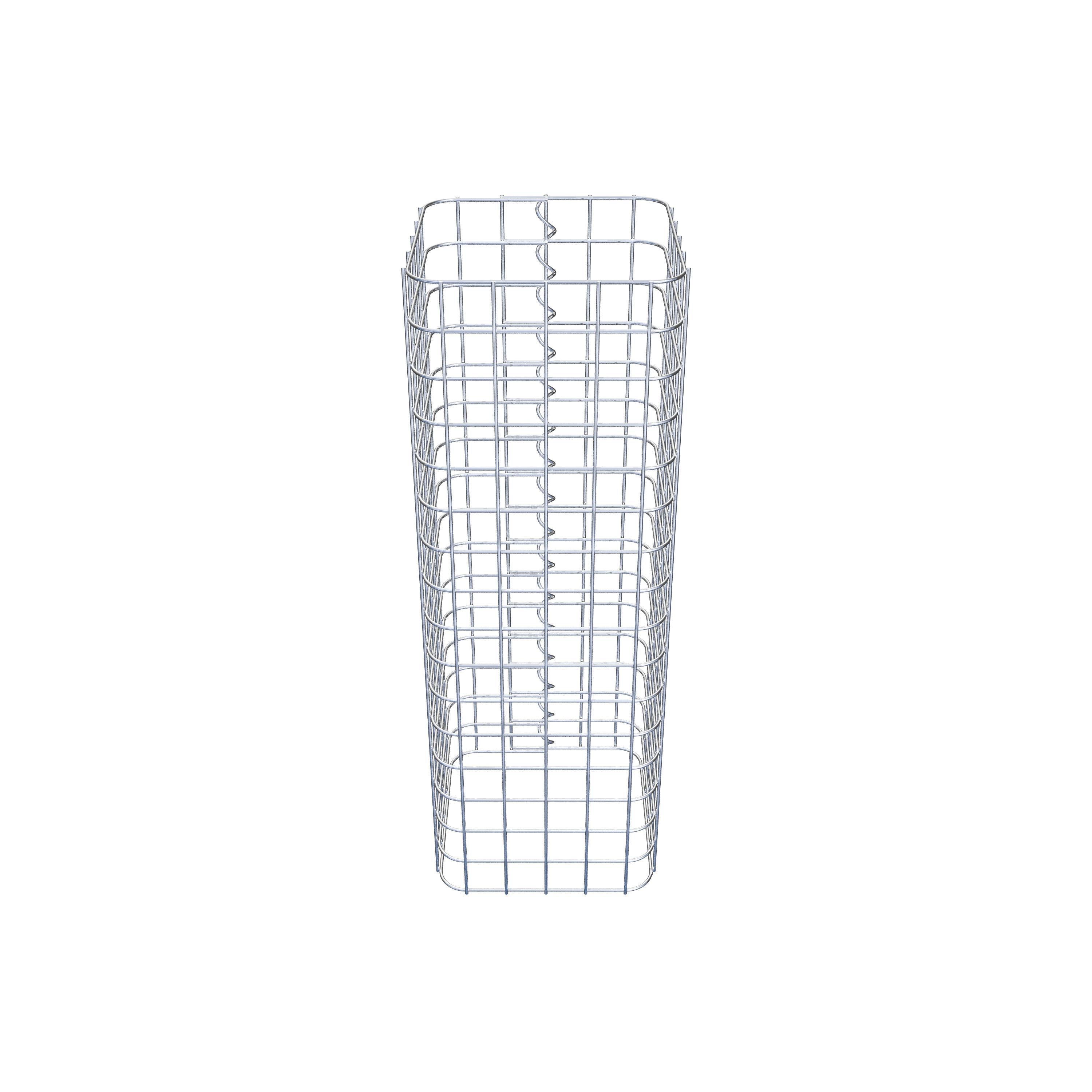 Colonne de gabion 27 x 27 cm MW 5 x 5 cm carré