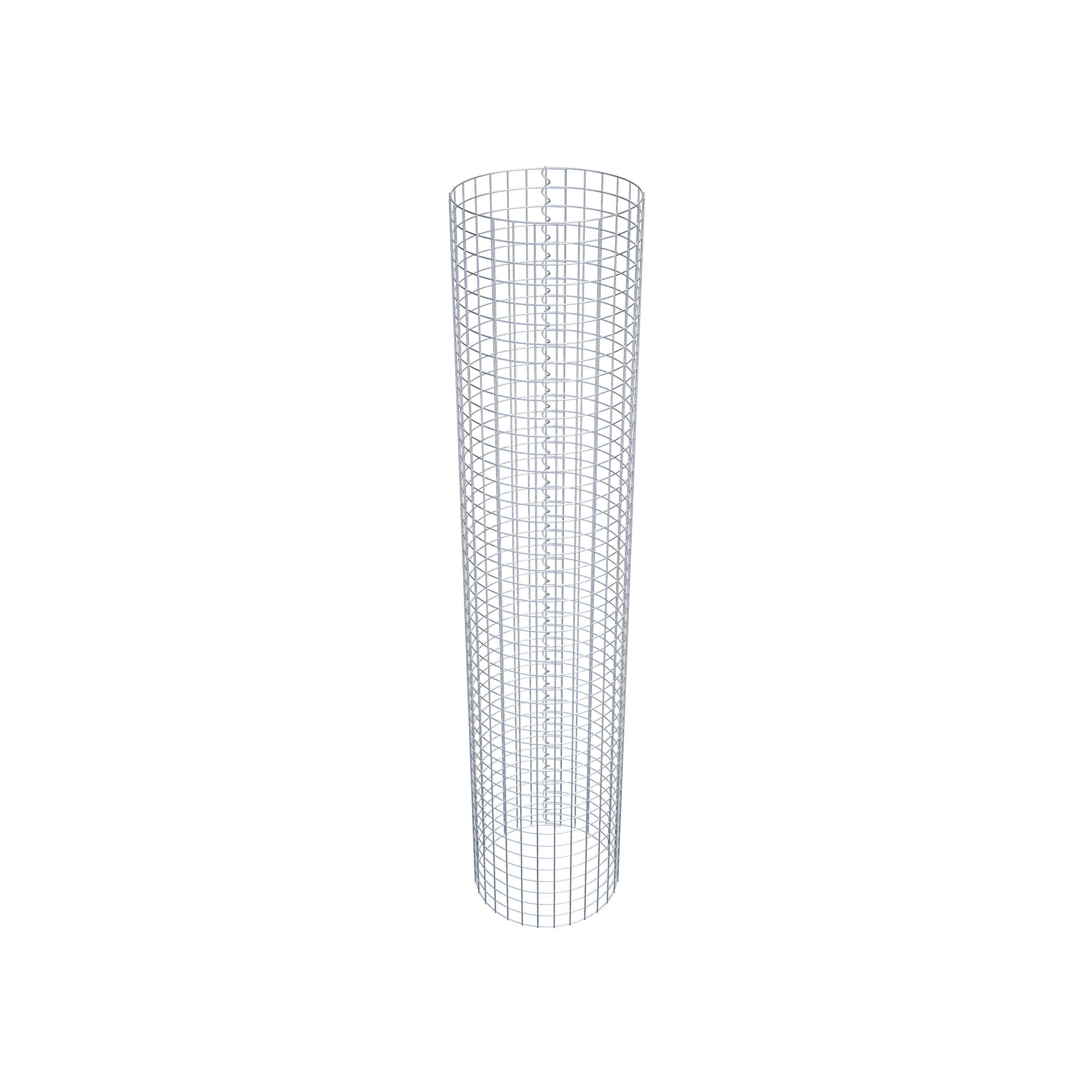 Coluna de gabião diâmetro 47 cm MW 5 x 5 cm redondo