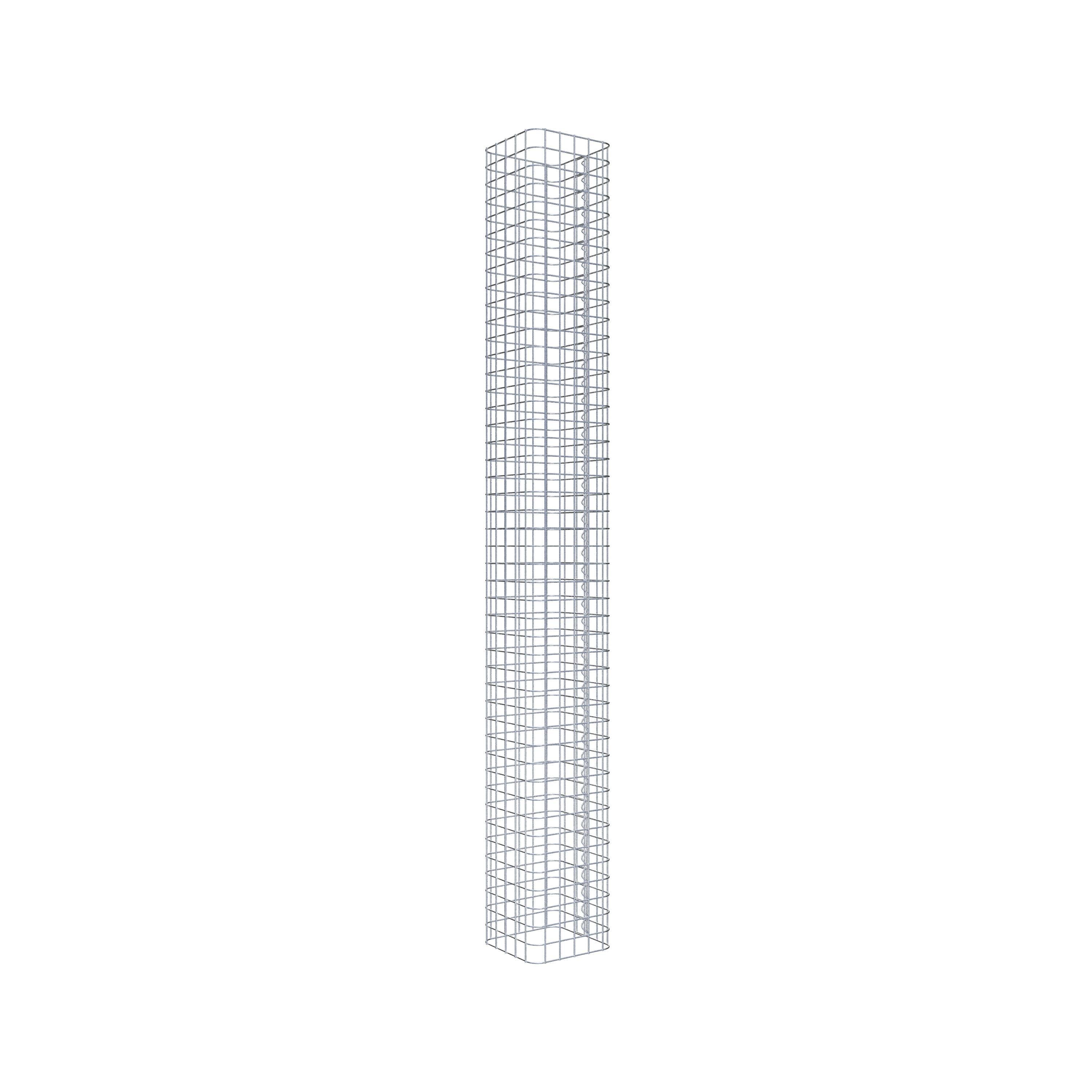 Colonne de gabion 27 x 27 cm MW 5 x 5 cm carré