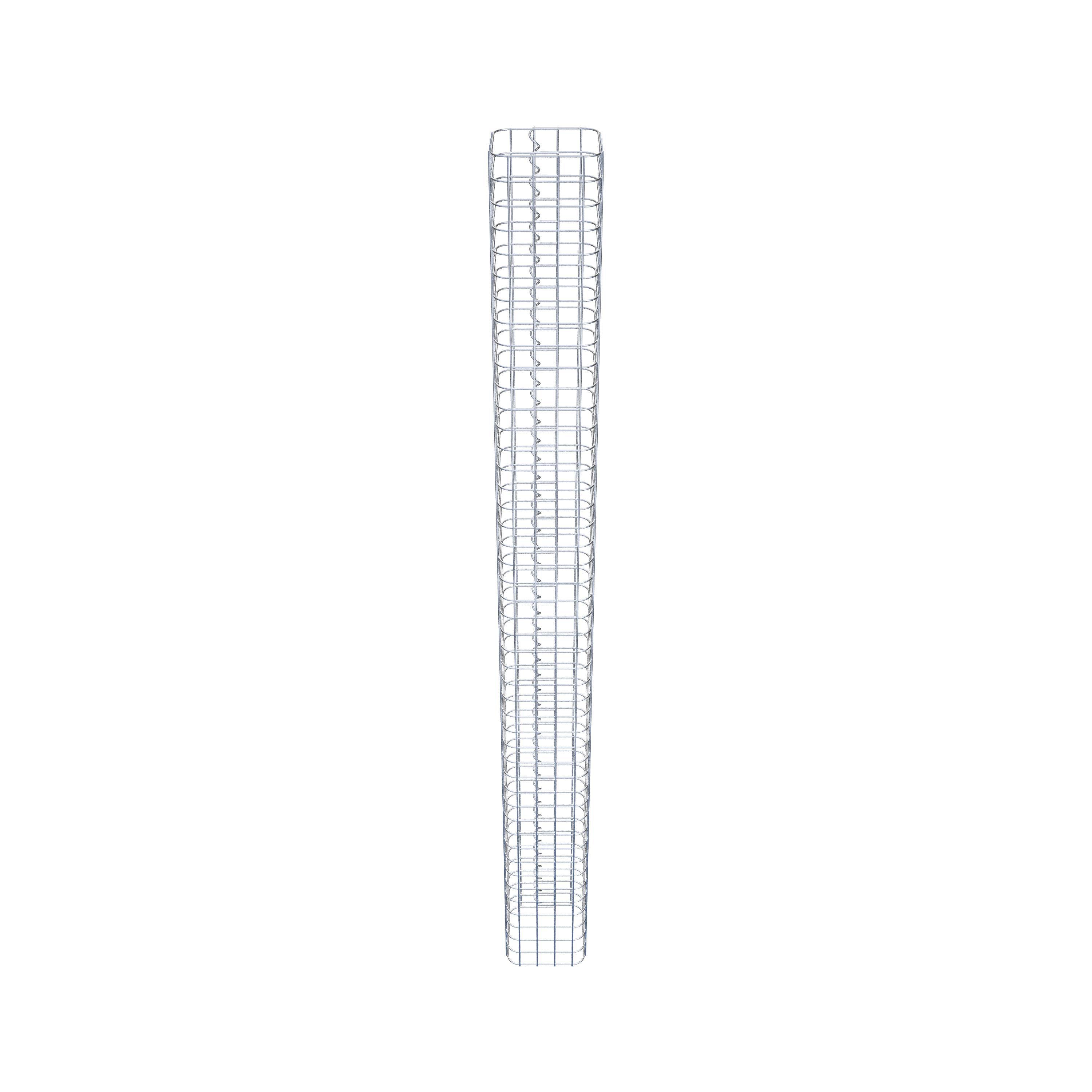 Columna de gaviones 22 x 22 cm MW 5 x 5 cm cuadrado