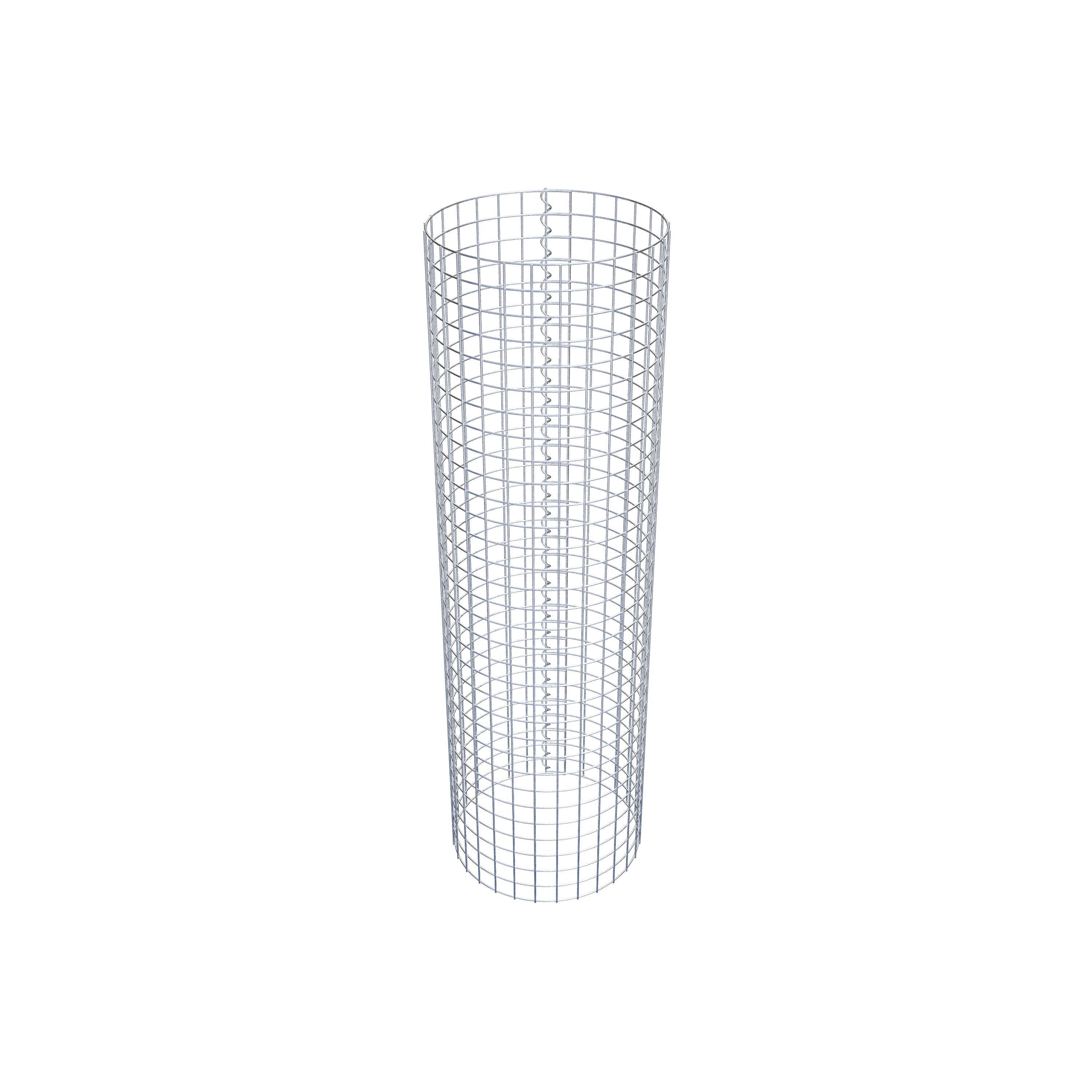 Coluna de gabião diâmetro 47 cm MW 5 x 5 cm redondo