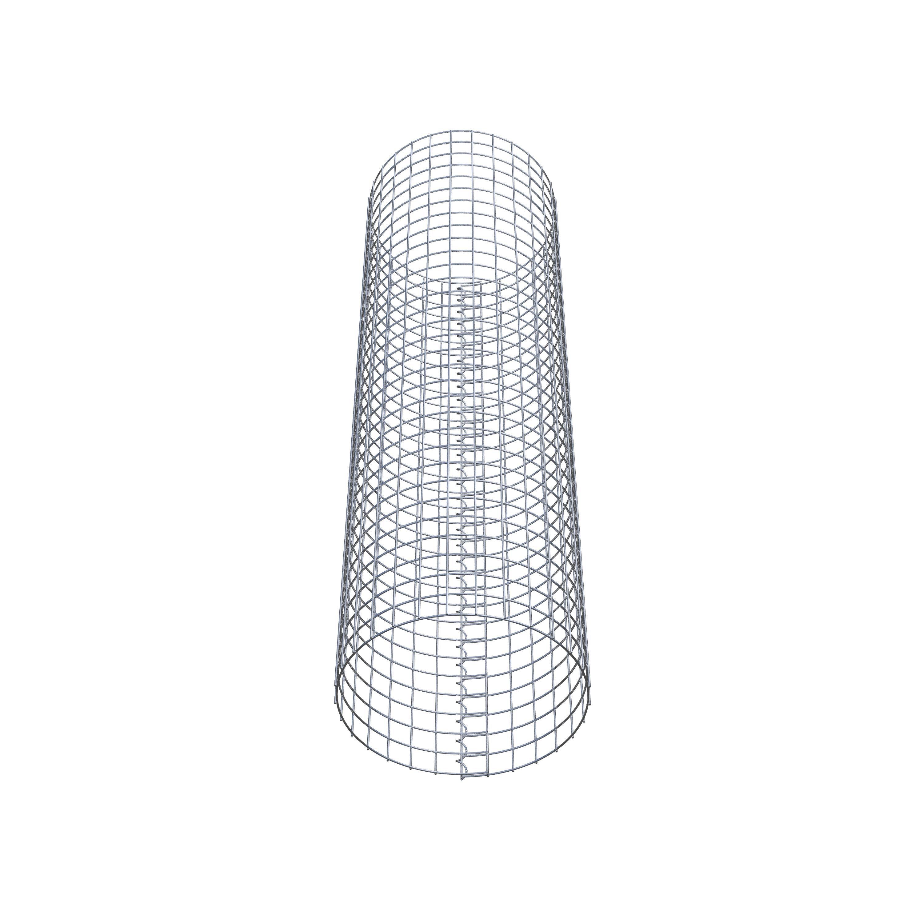 Coluna de gabião diâmetro 47 cm MW 5 x 5 cm redondo