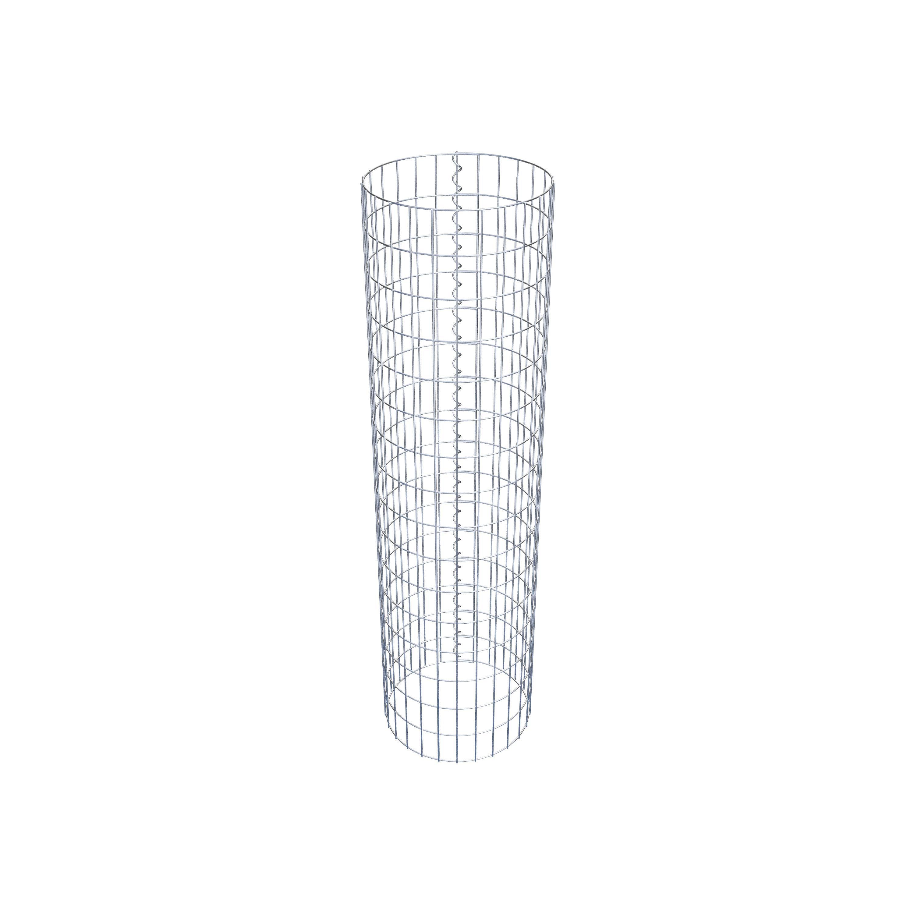 Columna de gaviones diámetro 42 cm, MW 5 x 10 cm redonda