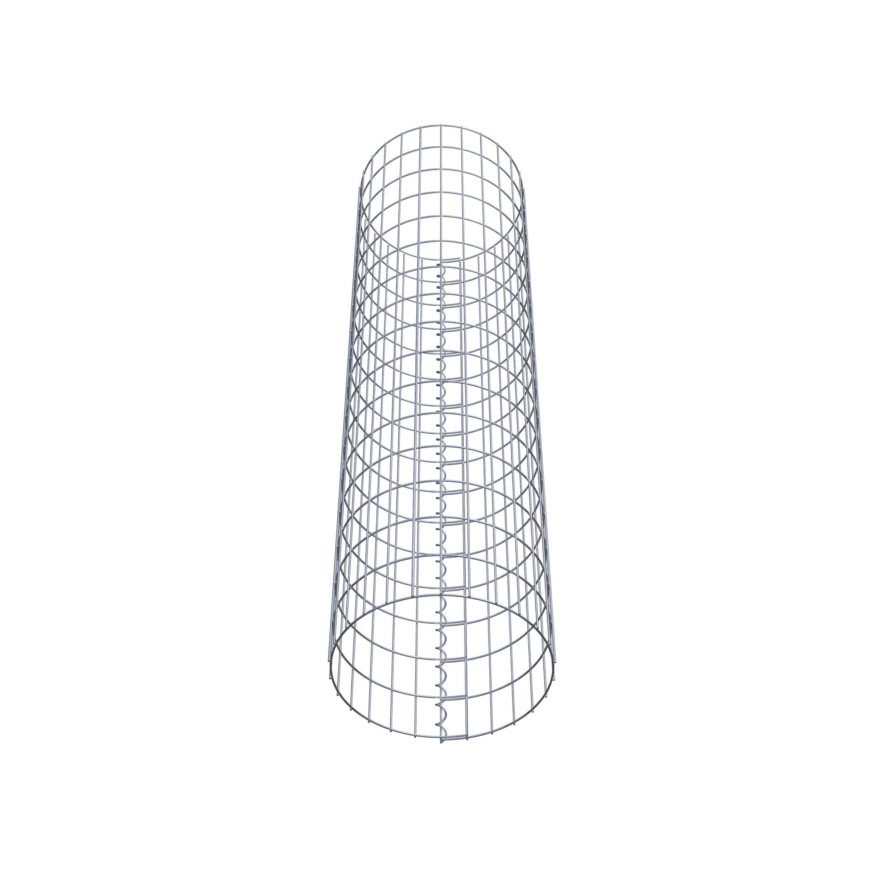 Columna de gaviones diámetro 42 cm, MW 5 x 10 cm redonda