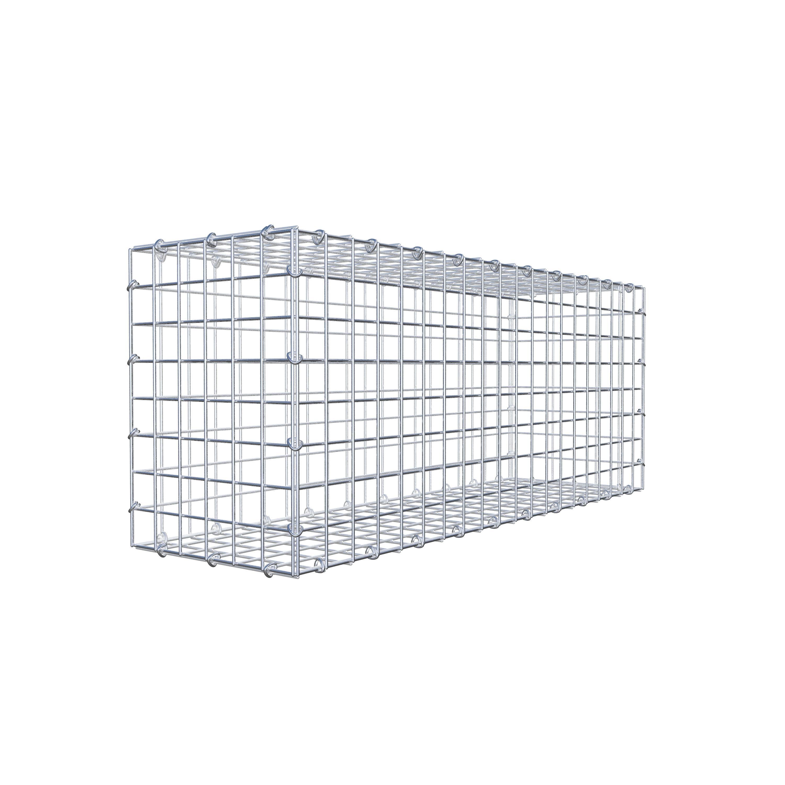 Gabião 100 cm x 40 cm x 30 cm (C x A x P), malhagem 5 cm x 5 cm, anel C
