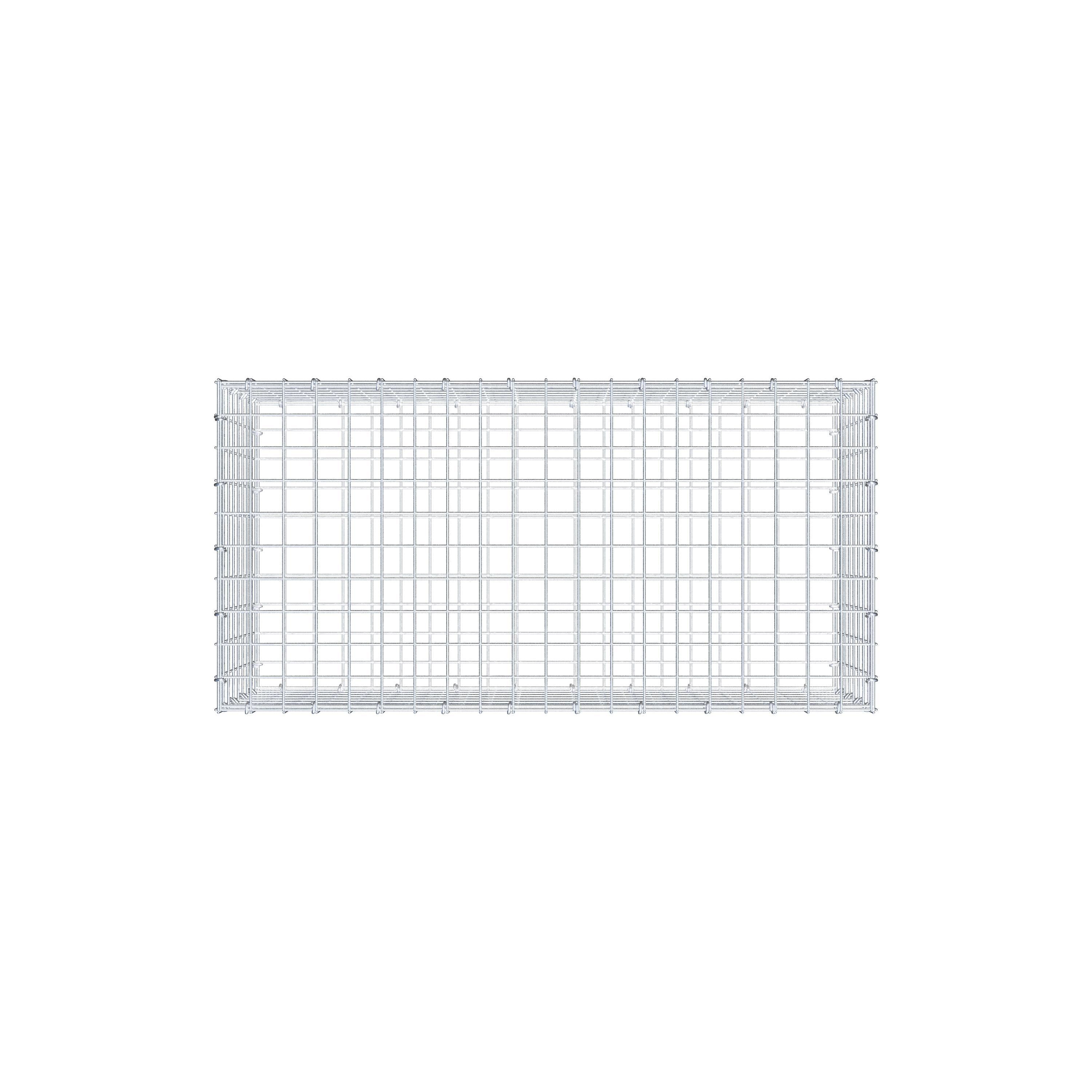 Gabião 100 cm x 40 cm x 50 cm (C x A x P), malhagem 5 cm x 5 cm, anel C